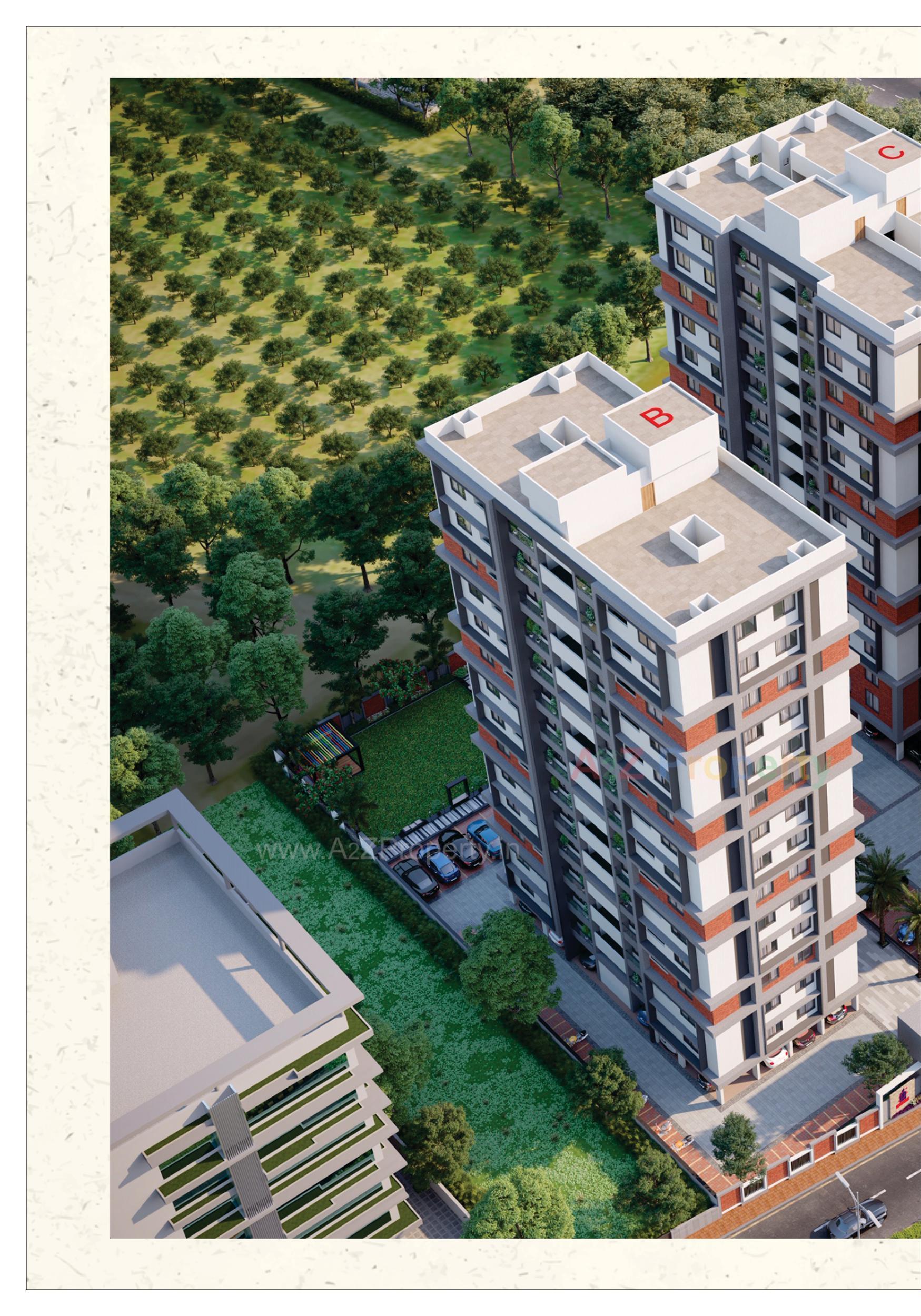 3D Elevation of real estate project Shubh Sankalp located at Surat, Surat, Gujarat
