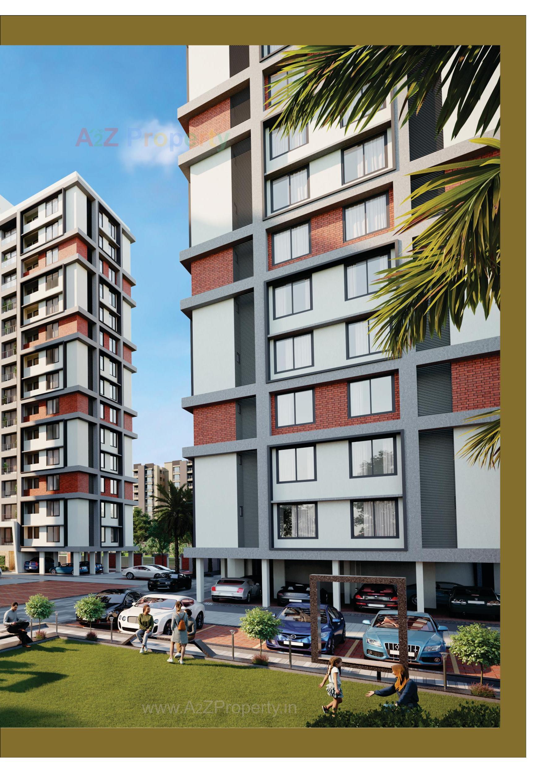 3D Elevation of real estate project Shubh Sankalp located at Surat, Surat, Gujarat