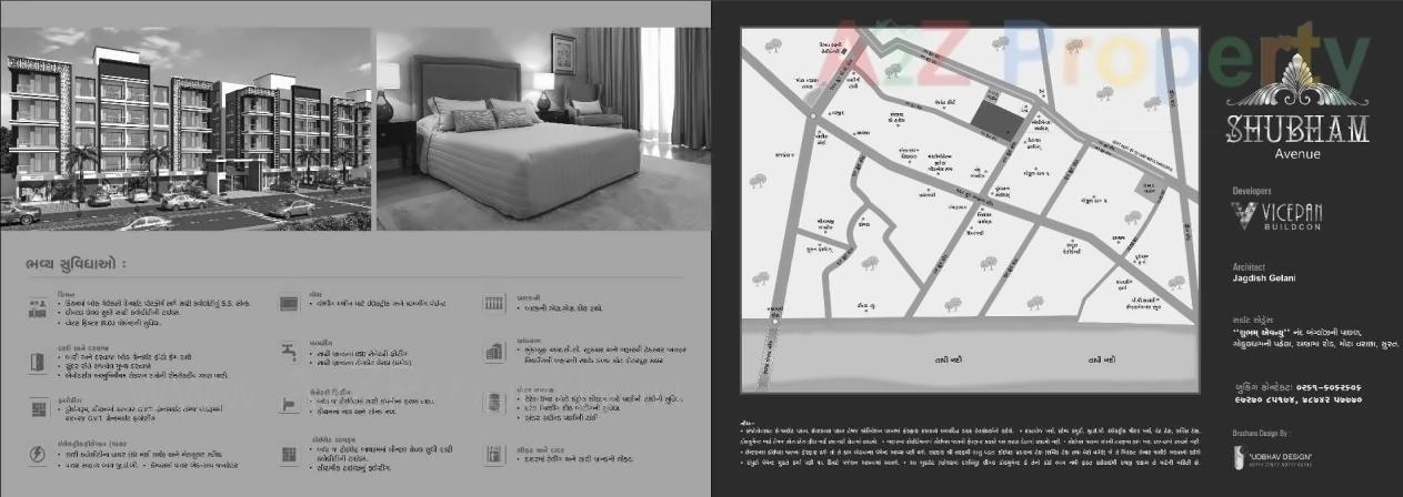  of real estate project Shubham Avenue located at Varachha, Surat, Gujarat