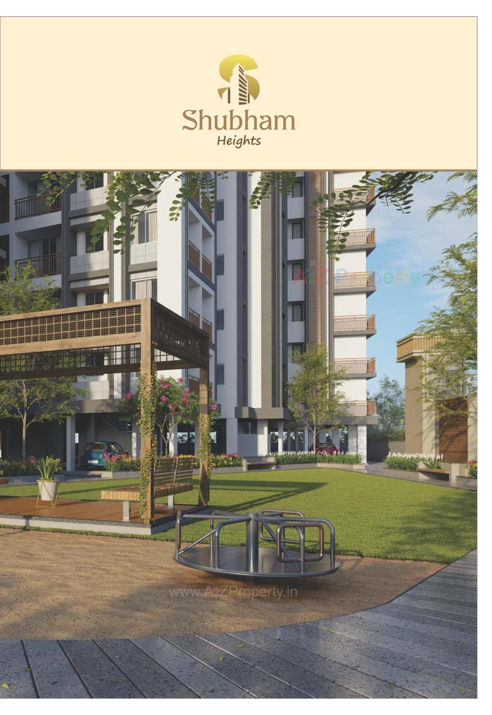3D Elevation of real estate project Shubham Heights located at Dakhanvada, Surat, Gujarat