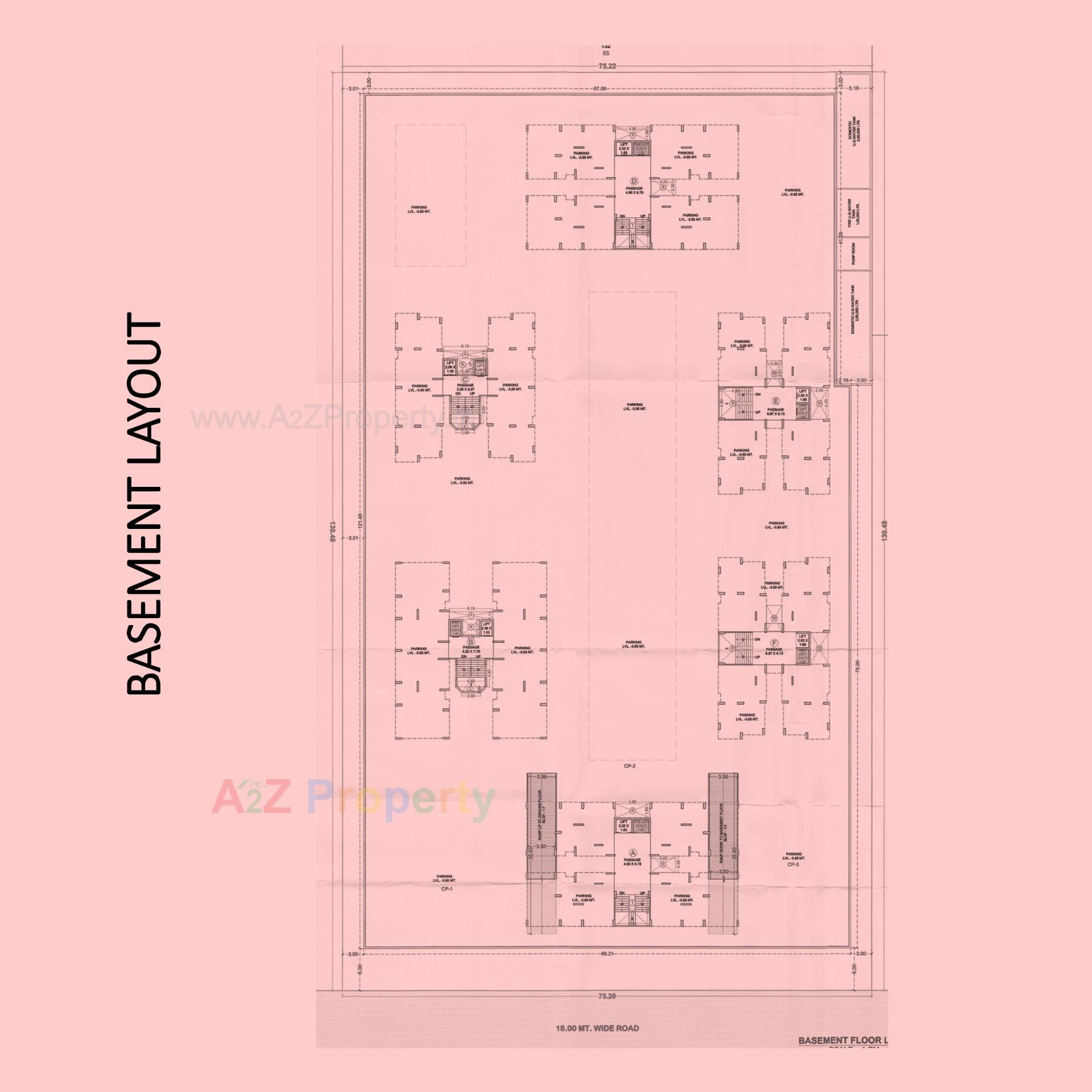 Layout of real estate project Shubham Pearl located at Palanpor, Surat, Gujarat