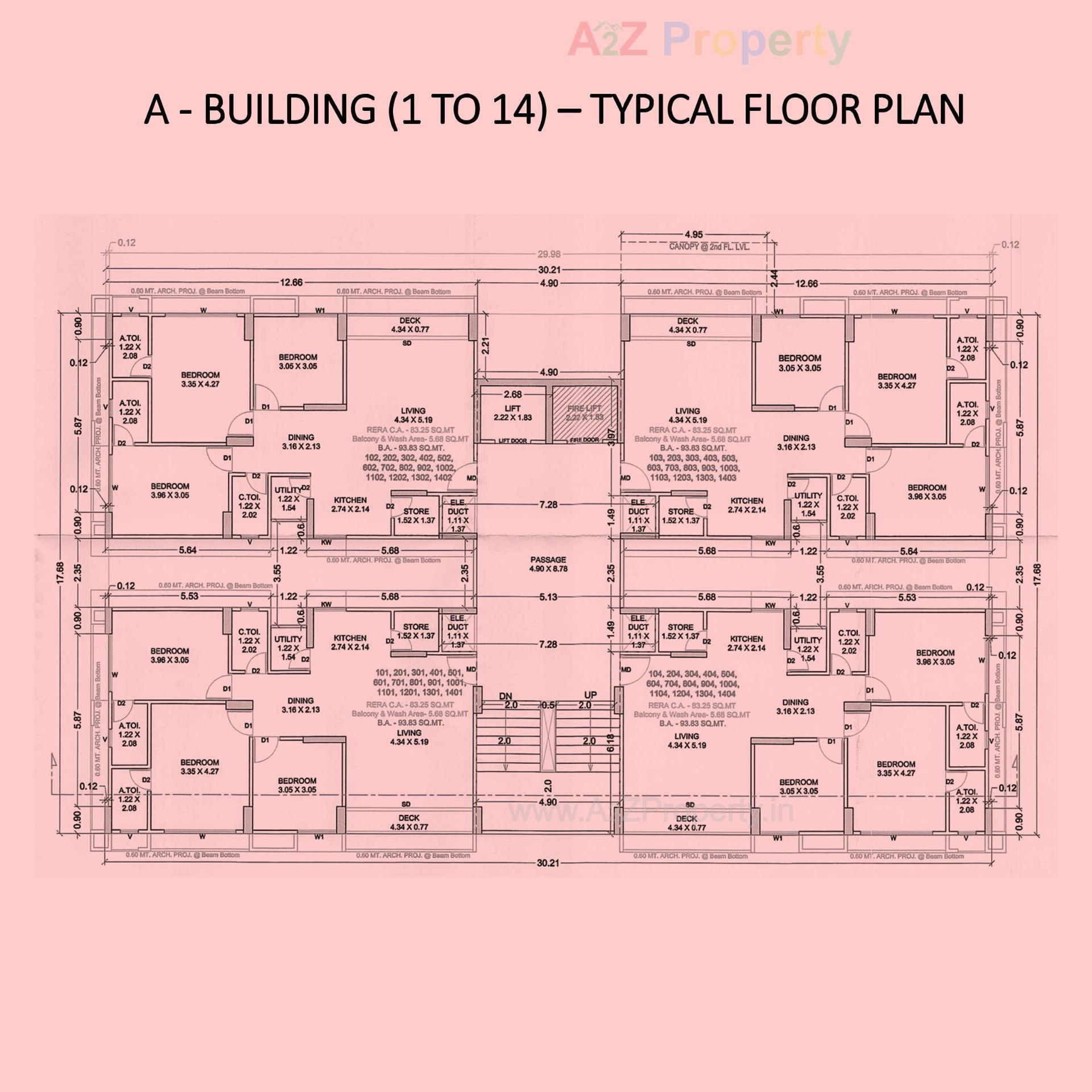 Layout of real estate project Shubham Pearl located at Palanpor, Surat, Gujarat