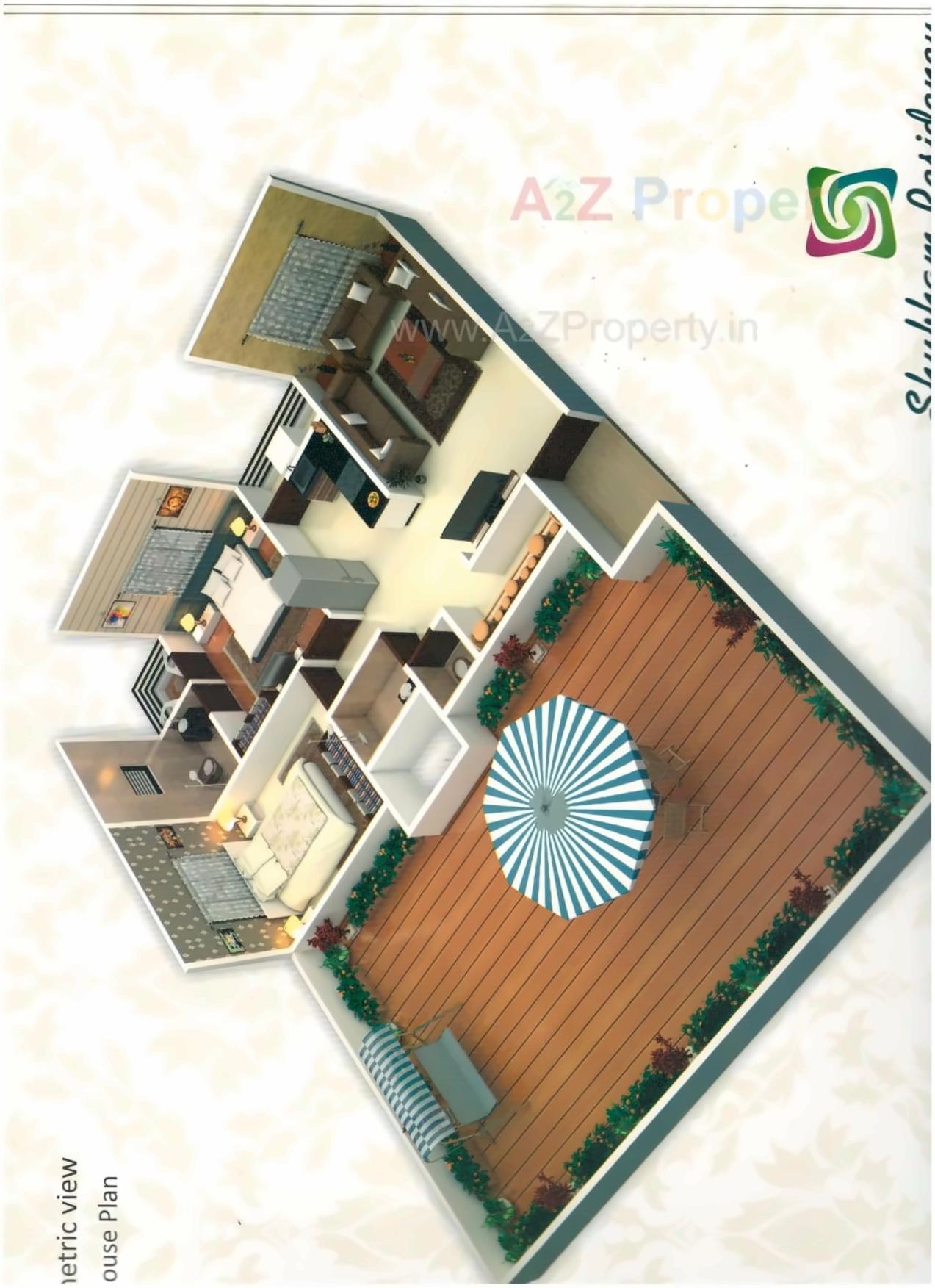 Layout of real estate project Shubham Residency located at Parvat, Surat, Gujarat
