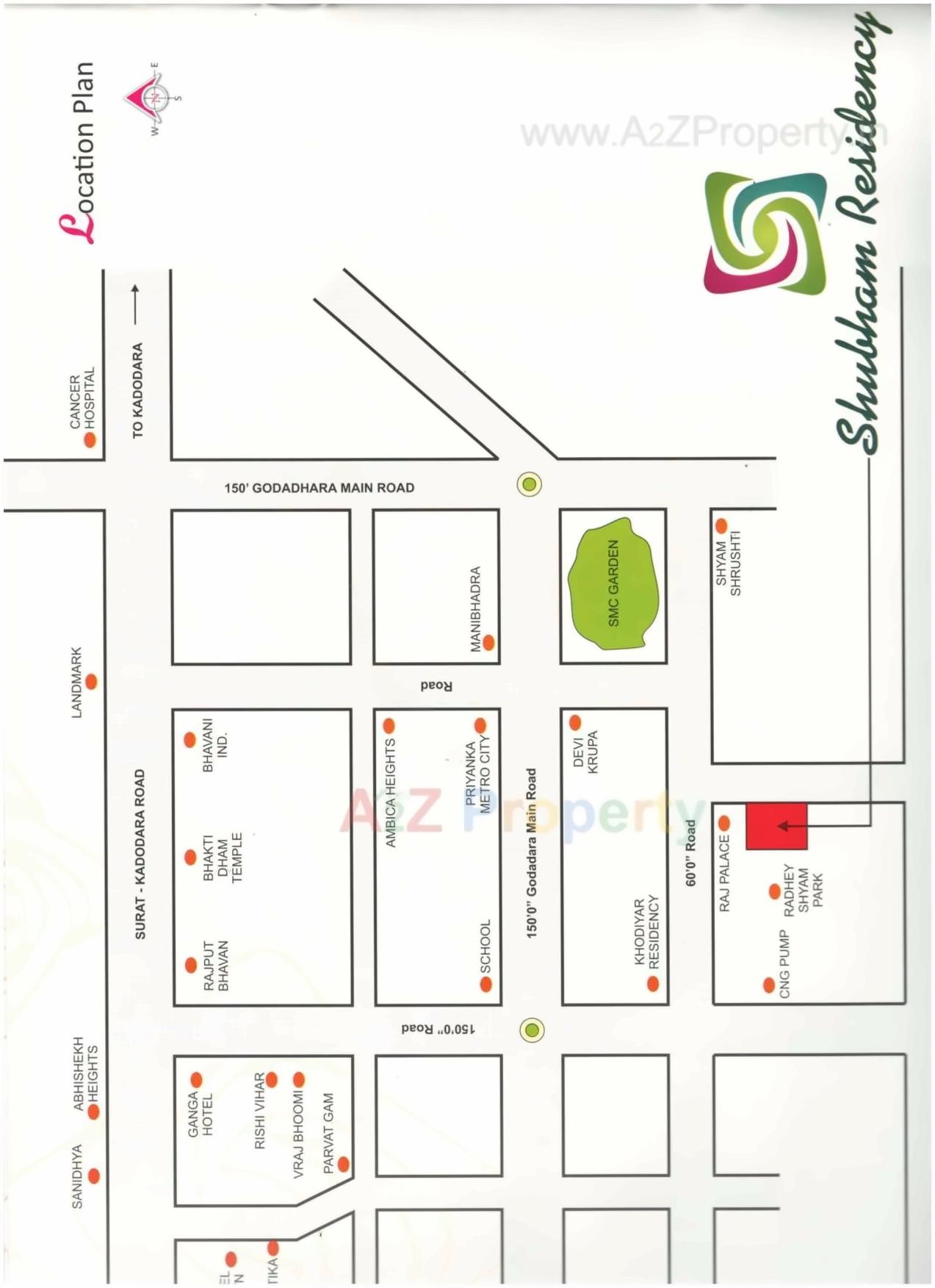  of real estate project Shubham Residency located at Parvat, Surat, Gujarat