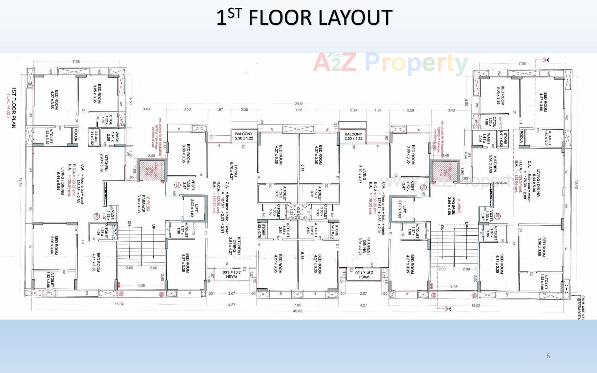 Layout of real estate project Shubham Sky located at Pal, Surat, Gujarat