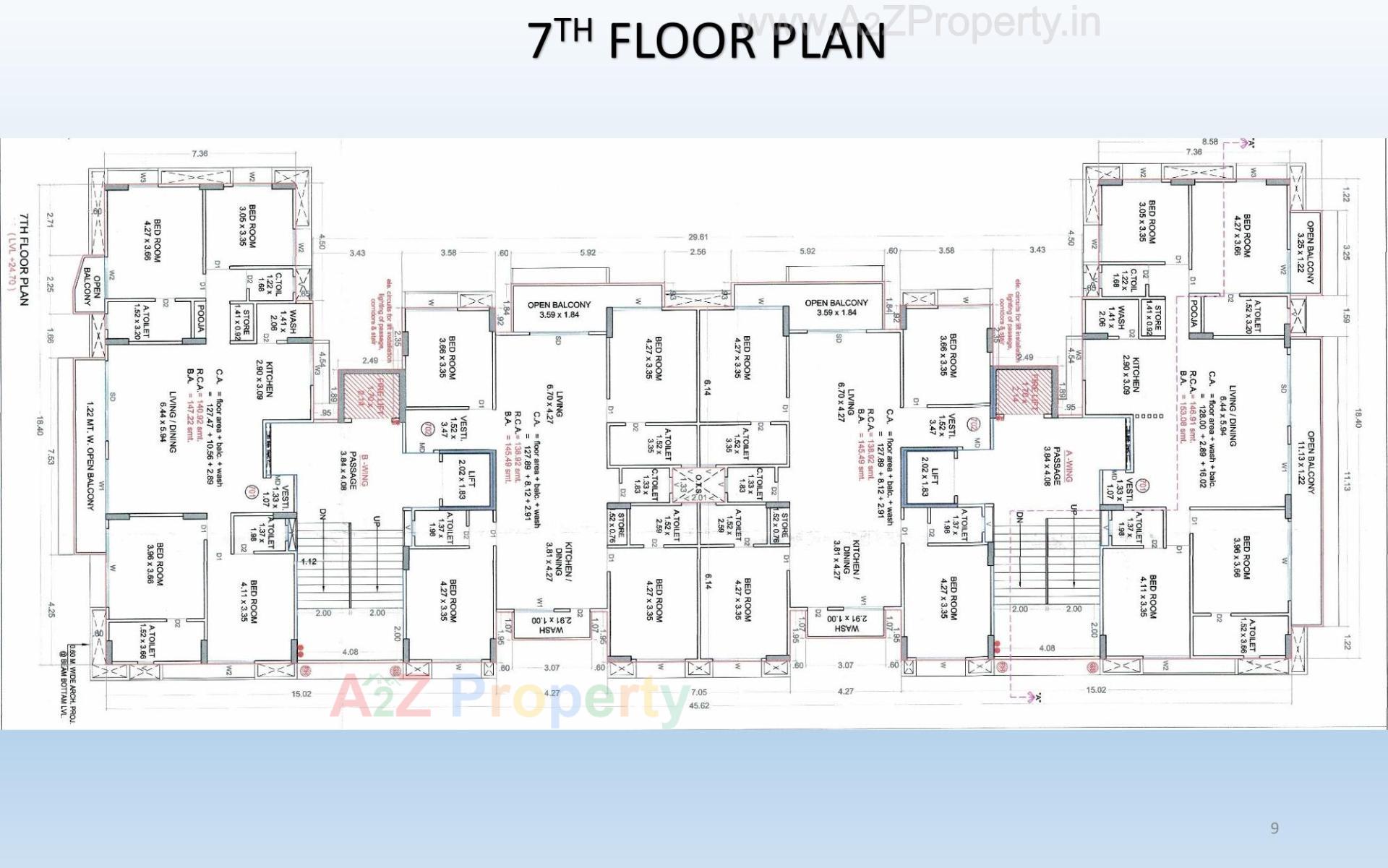 Layout of real estate project Shubham Sky located at Pal, Surat, Gujarat