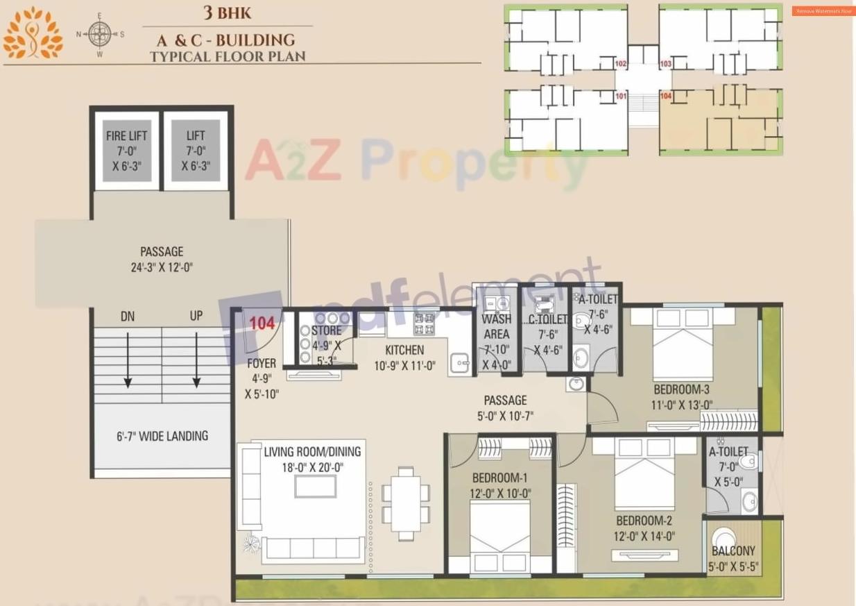 Layout of real estate project Shukan Lifestyle located at Pal, Surat, Gujarat