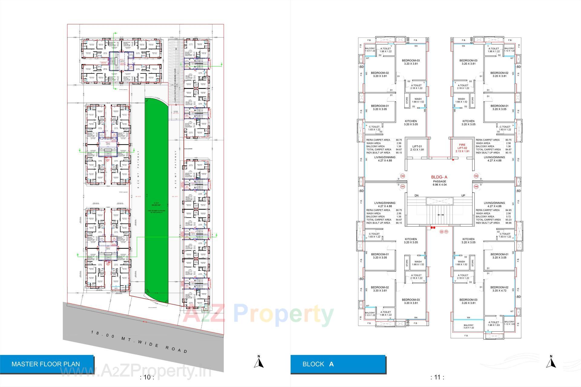 Layout of real estate project Shukan River located at Variyav, Surat, Gujarat