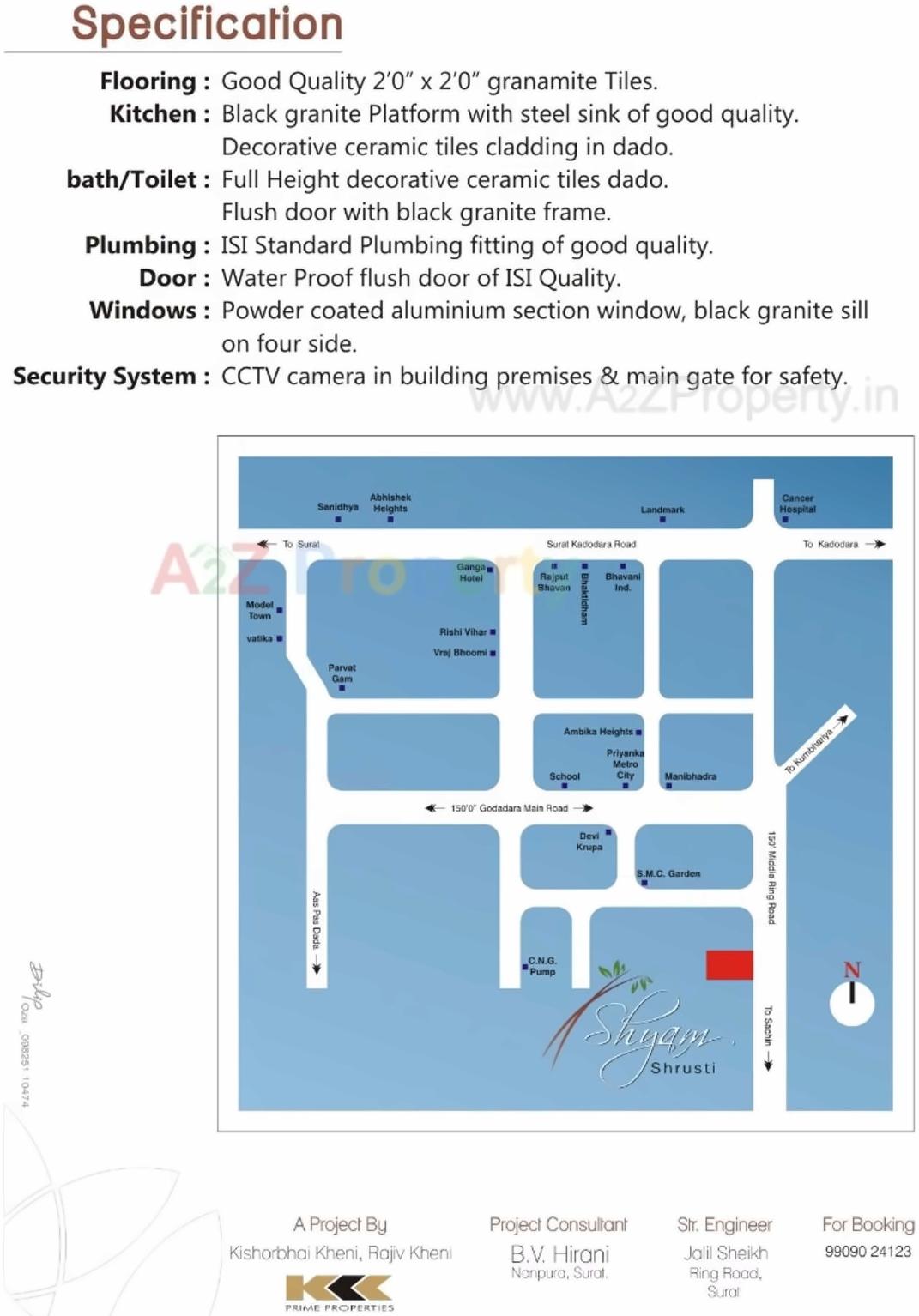 of real estate project Shyam Shrusti located at Godadra, Surat, Gujarat