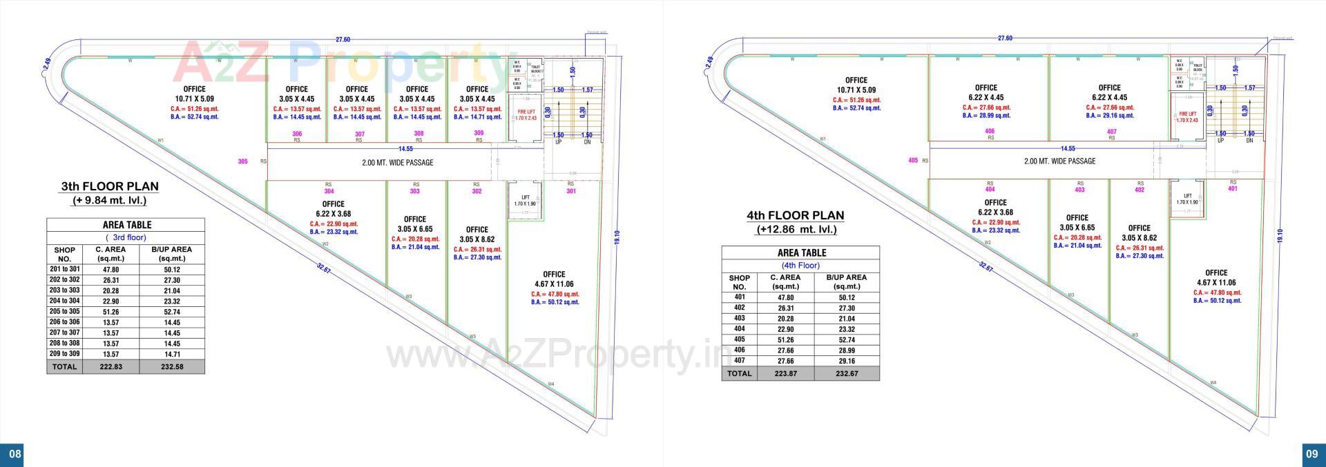  of real estate project Shyam Square located at Mota, Surat, Gujarat