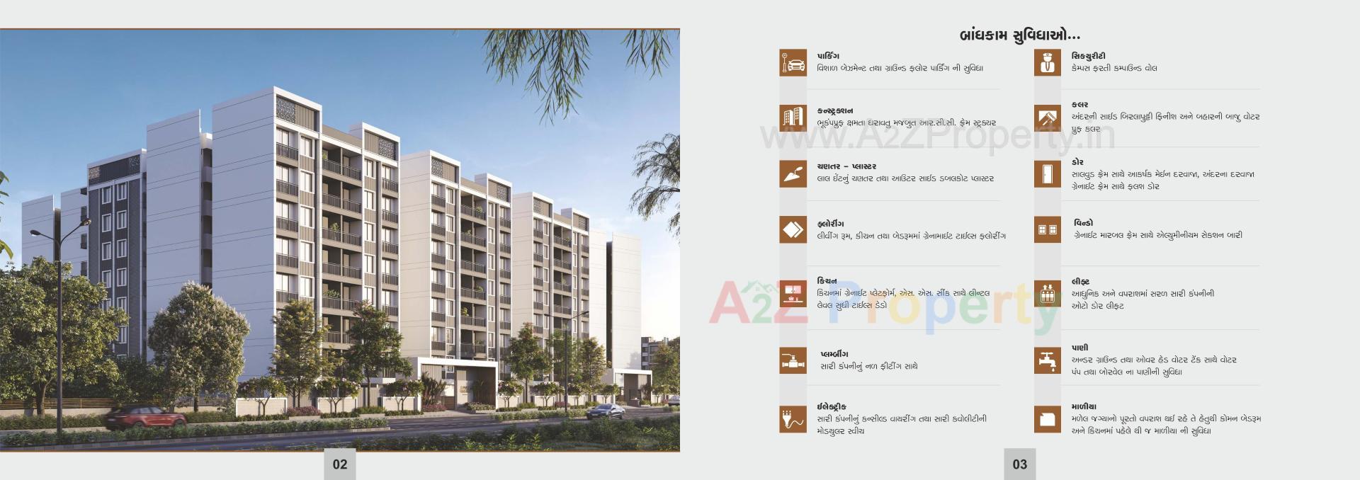  of real estate project Shyam Vrindavan located at Kholvad, Surat, Gujarat