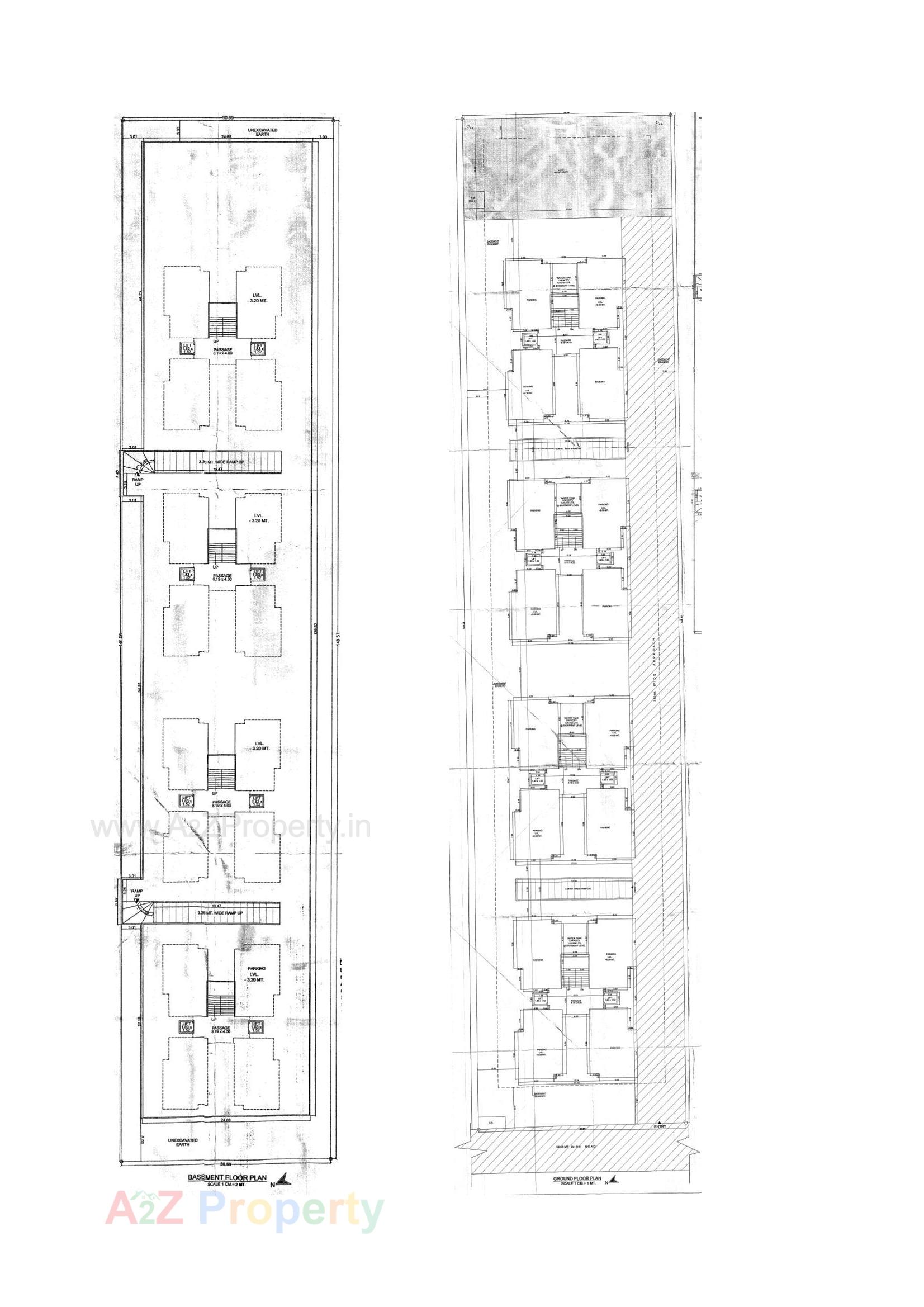 Layout of real estate project Siddheshwar Heights located at Surat, Surat, Gujarat
