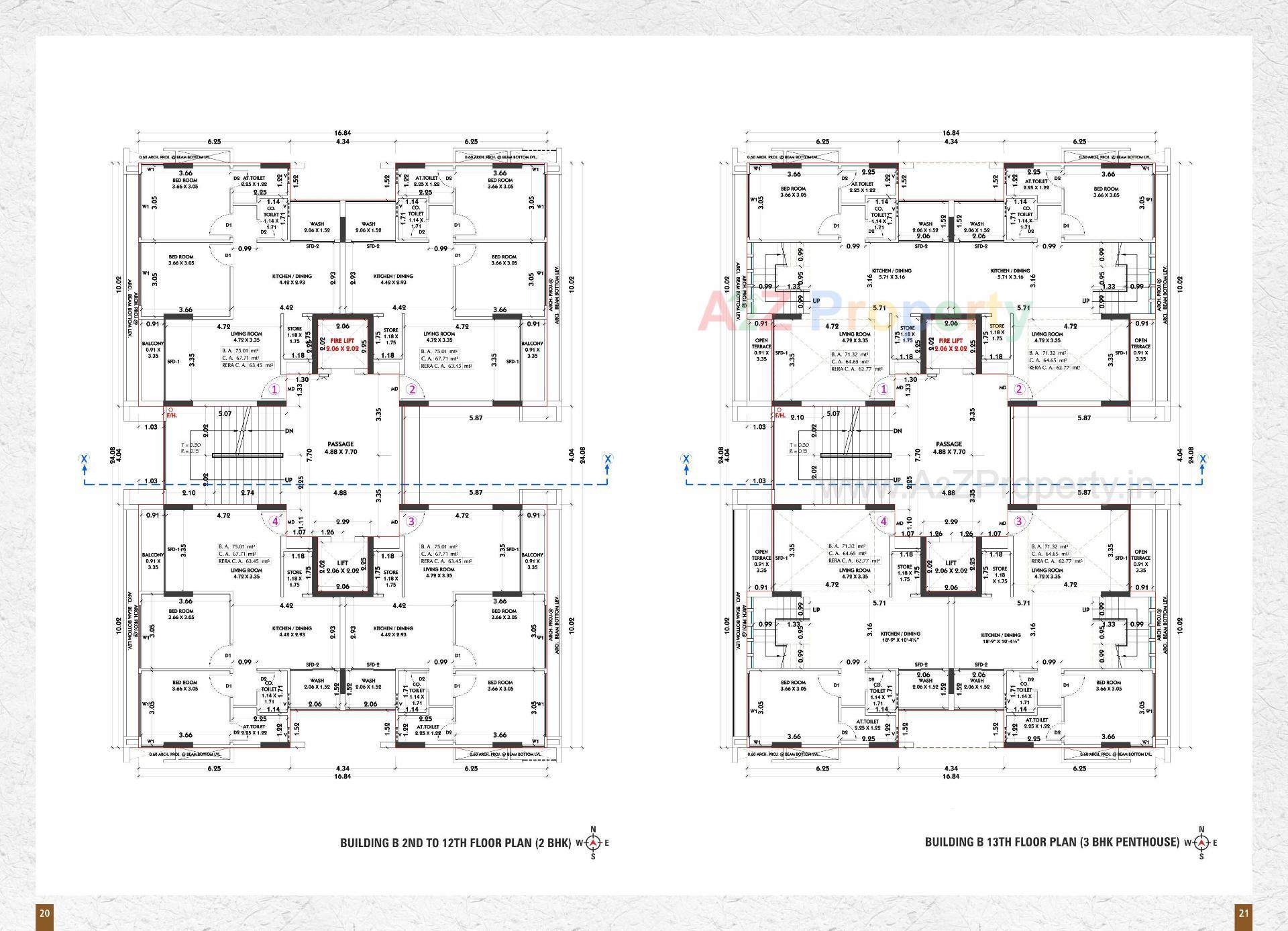 Layout of real estate project Siddhi Vinayak Elements located at Jahangirabad, Surat, Gujarat