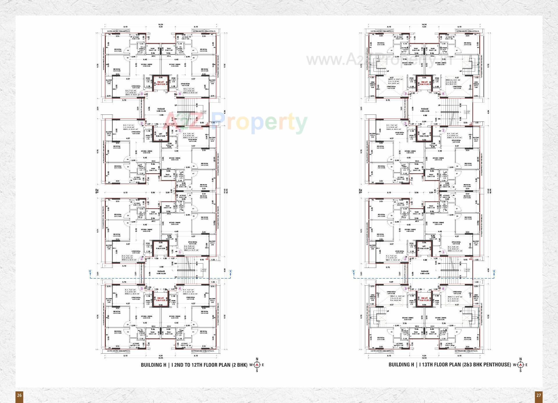 Layout of real estate project Siddhi Vinayak Elements located at Jahangirabad, Surat, Gujarat