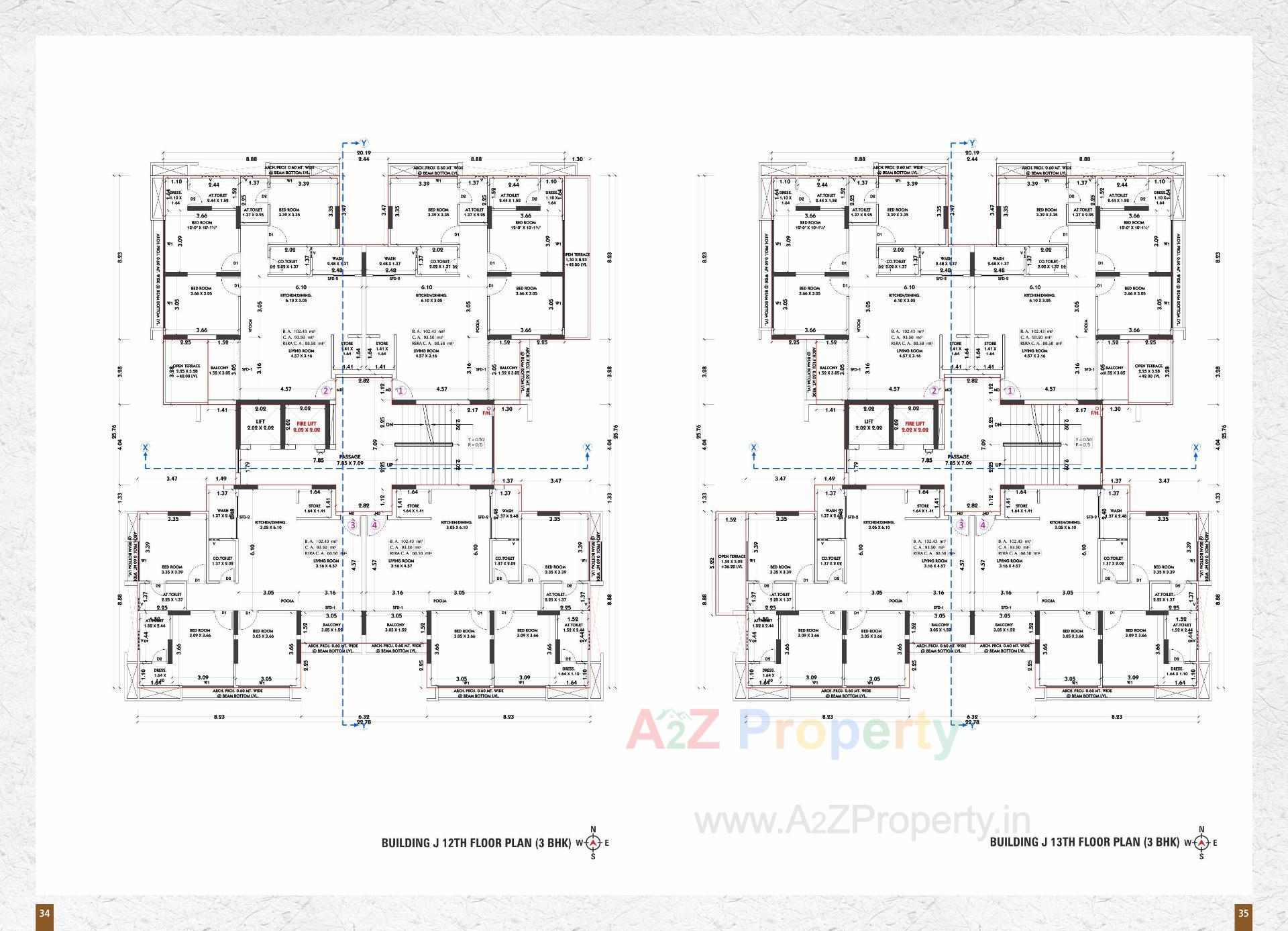 Layout of real estate project Siddhi Vinayak Elements located at Jahangirabad, Surat, Gujarat