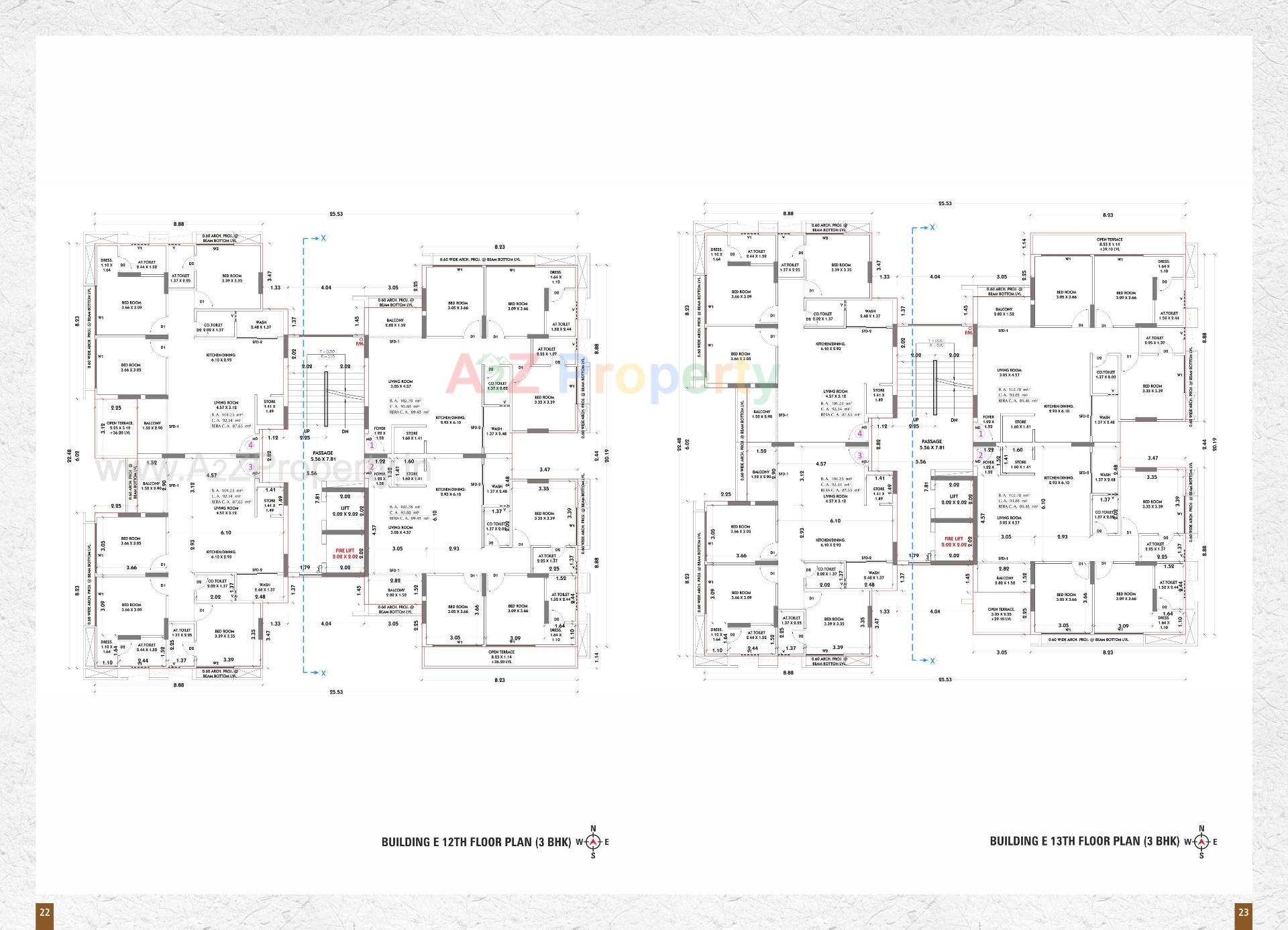 Layout of real estate project Siddhi Vinayak Elements located at Jahangirabad, Surat, Gujarat