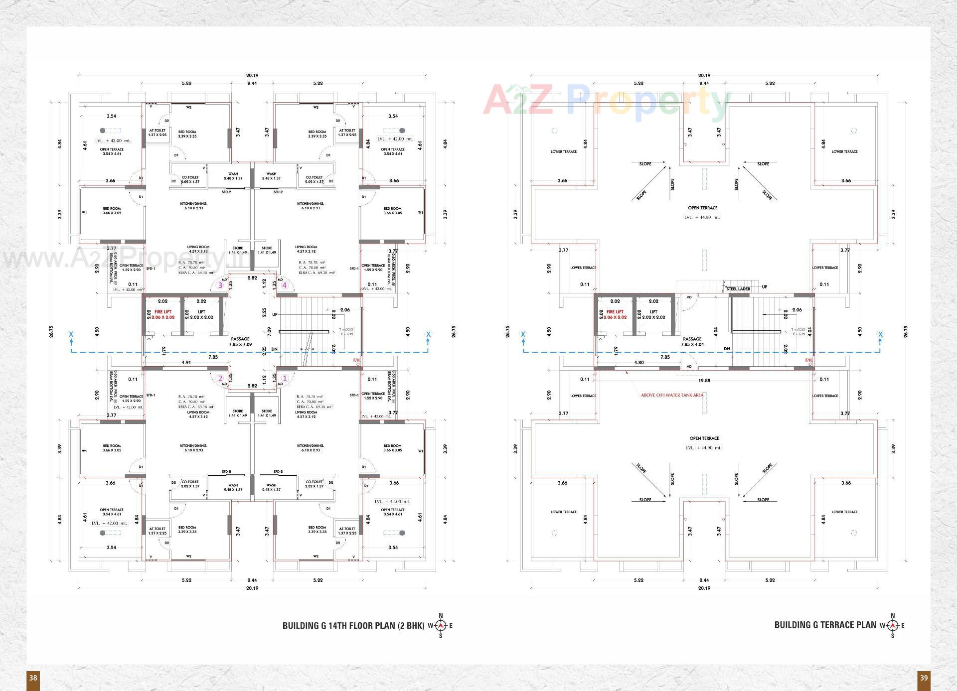 Layout of real estate project Siddhi Vinayak Elements located at Jahangirabad, Surat, Gujarat
