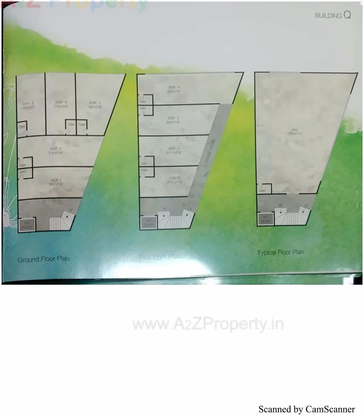 Layout of real estate project Siddhi Vinayak Green located at City, Surat, Gujarat