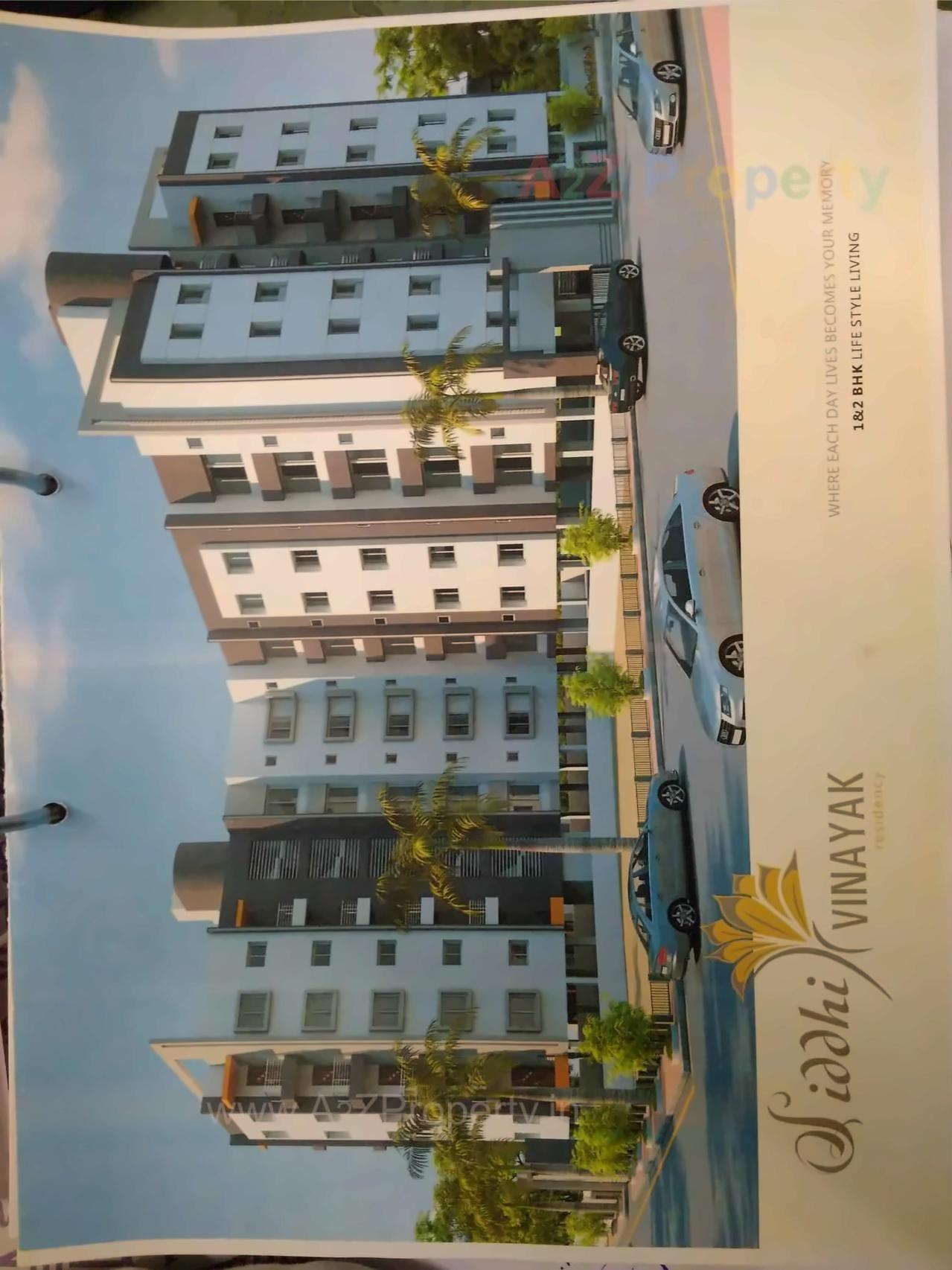 3D Elevation of real estate project Sidhhi Vinayak Residency located at Bhatha, Surat, Gujarat