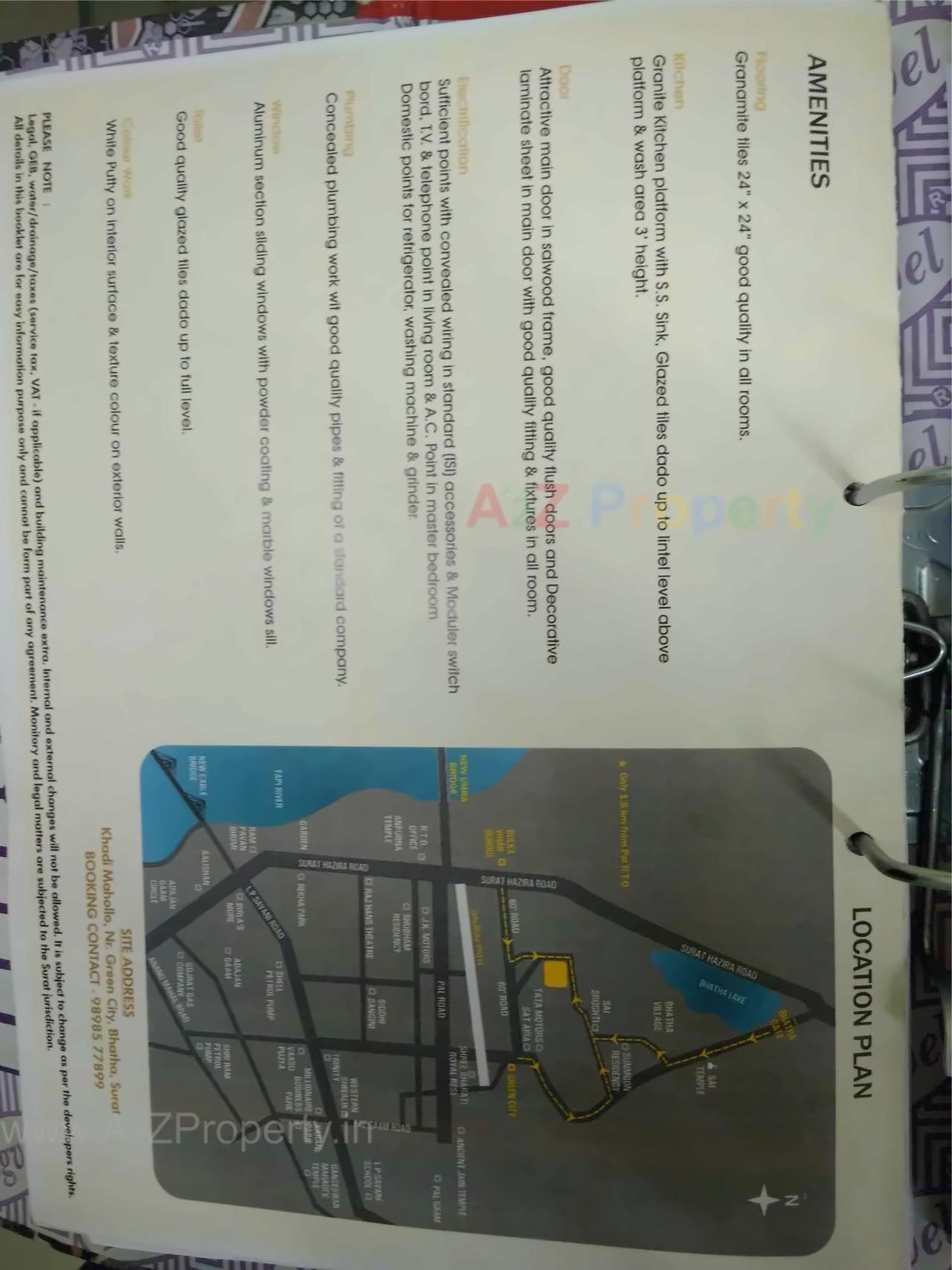  of real estate project Sidhhi Vinayak Residency located at Bhatha, Surat, Gujarat