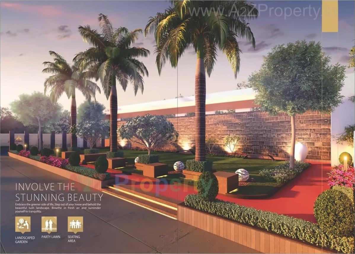 3D Elevation of real estate project Silvassa Hill located at Varachha, Surat, Gujarat