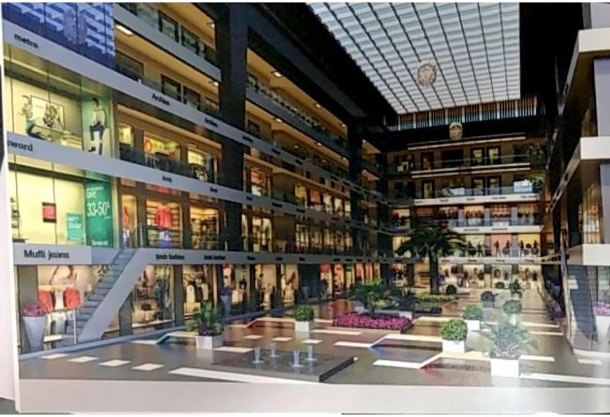 3D Elevation of real estate project Silver Business Hub located at Puna, Surat, Gujarat