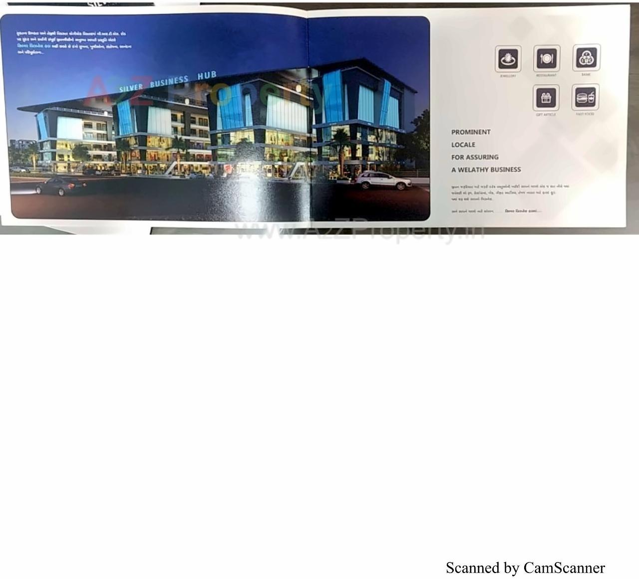 3D Elevation of real estate project Silver Business Hub located at Puna, Surat, Gujarat