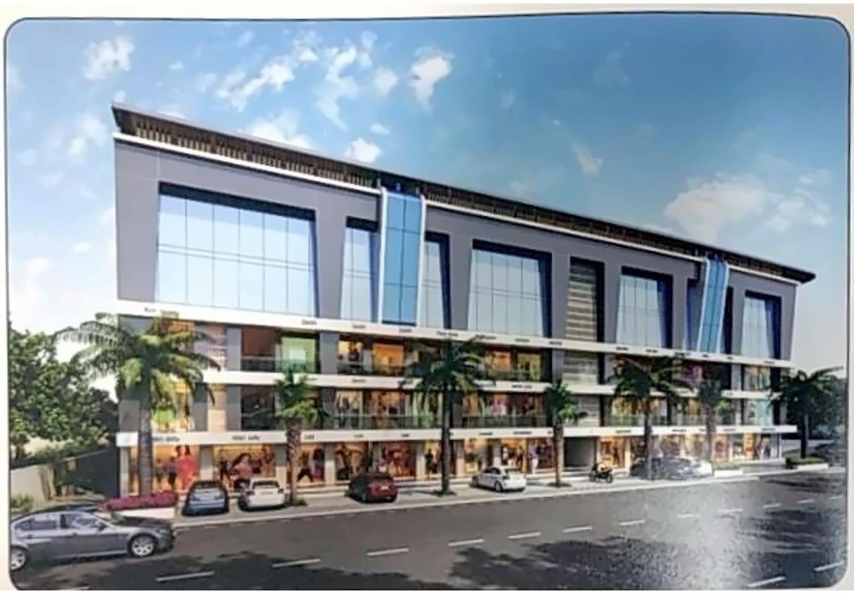 3D Elevation of real estate project Silver Business Hub located at Puna, Surat, Gujarat