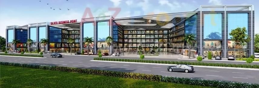 3D Elevation of real estate project Silver Business Point located at Utran, Surat, Gujarat