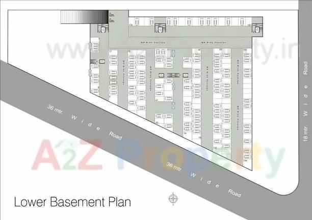 Layout of real estate project Silver Business Point located at Utran, Surat, Gujarat