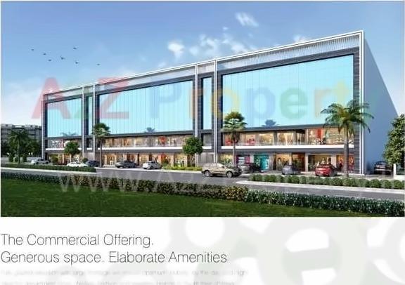 3D Elevation of real estate project Silver Business Point located at Utran, Surat, Gujarat