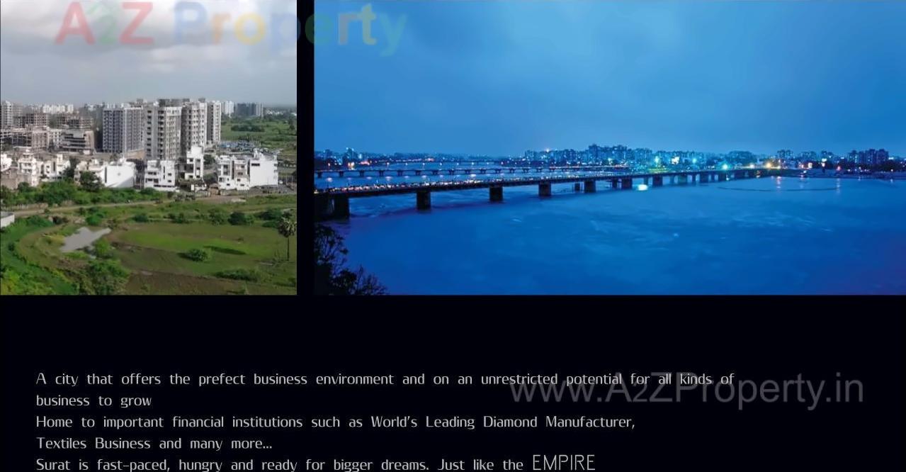 3D Elevation of real estate project Silver Empire located at Utran, Surat, Gujarat