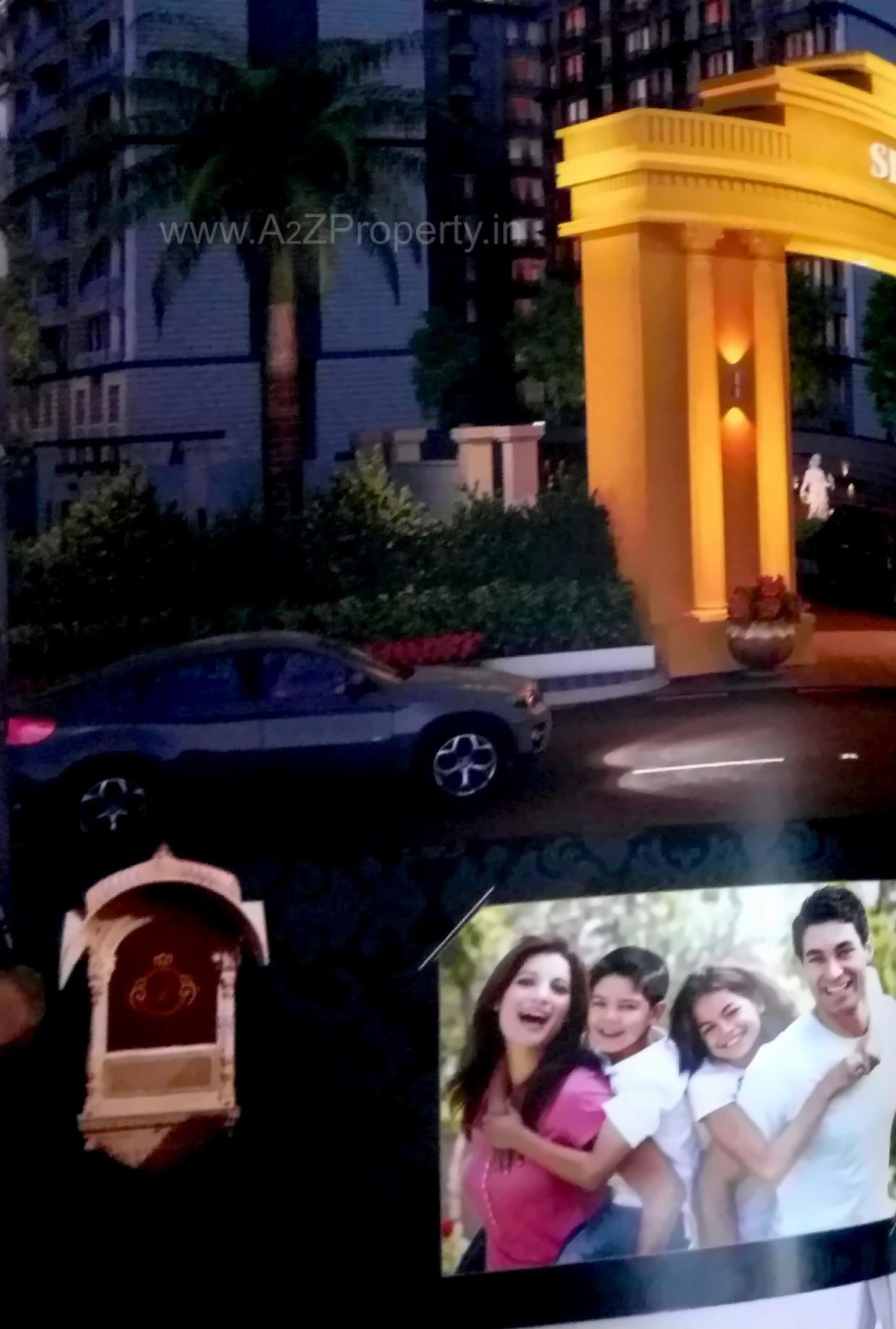 3D Elevation of real estate project Silver Luxuria located at Utran, Surat, Gujarat