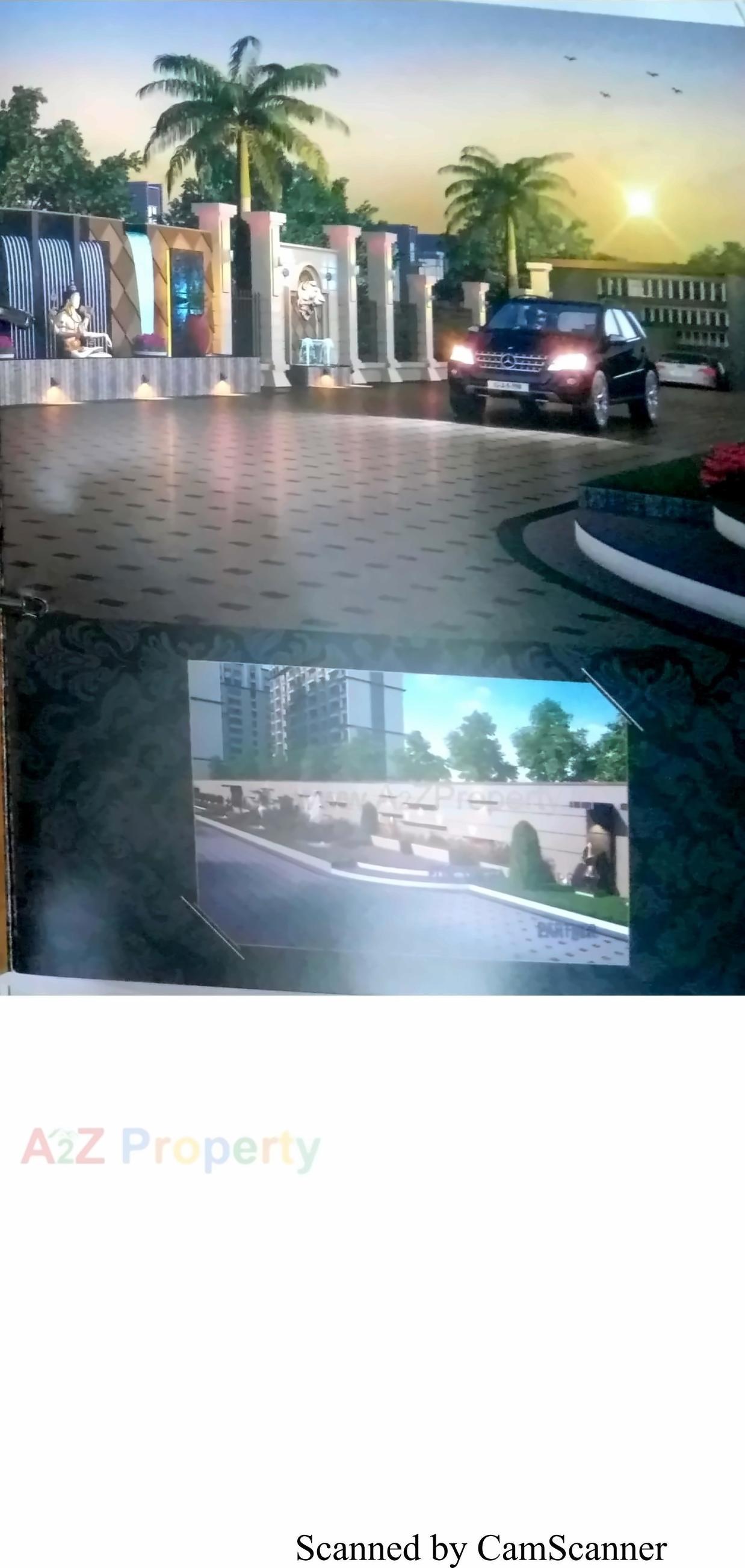 3D Elevation of real estate project Silver Luxuria located at Utran, Surat, Gujarat