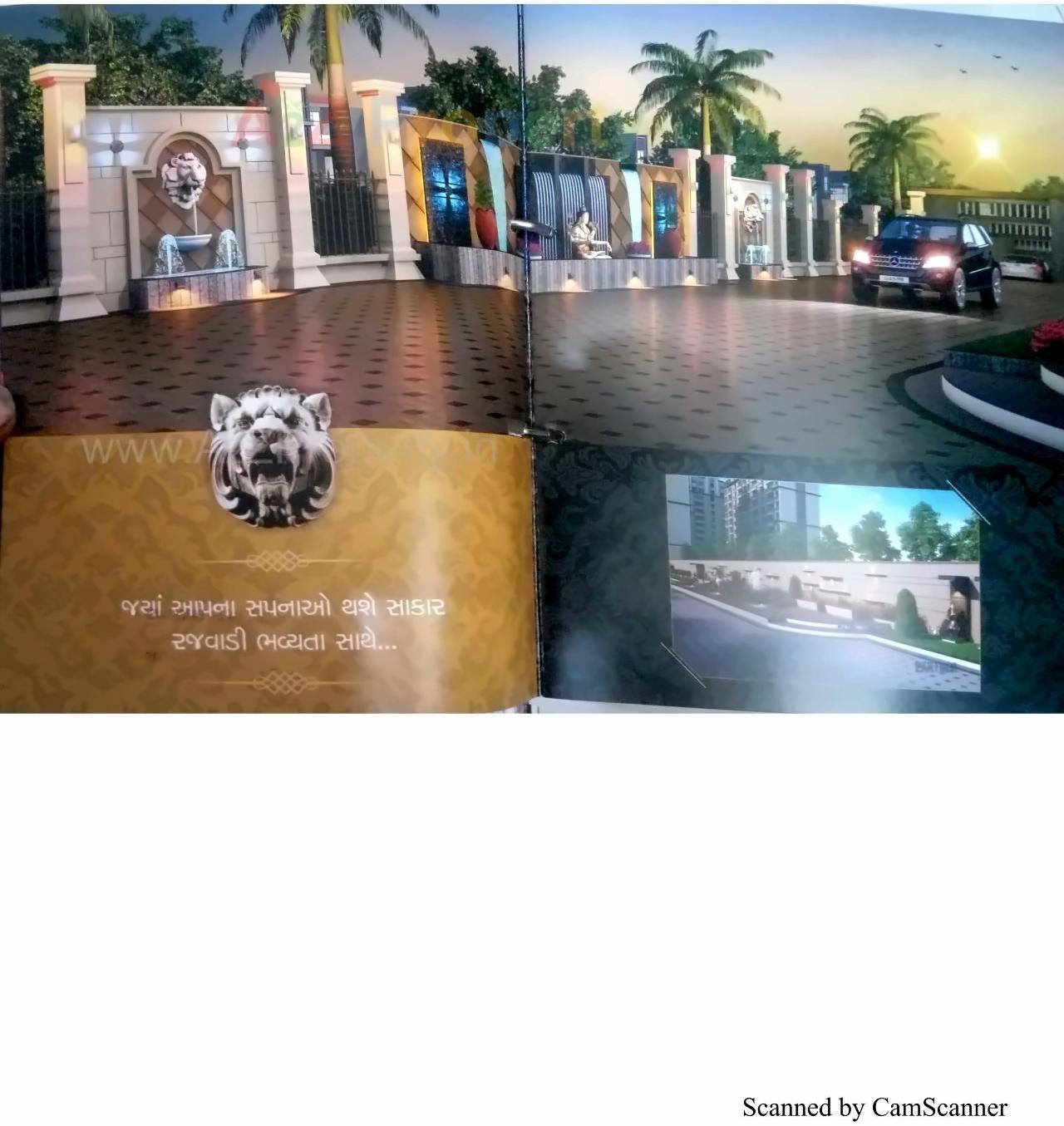 3D Elevation of real estate project Silver Luxuria located at Utran, Surat, Gujarat