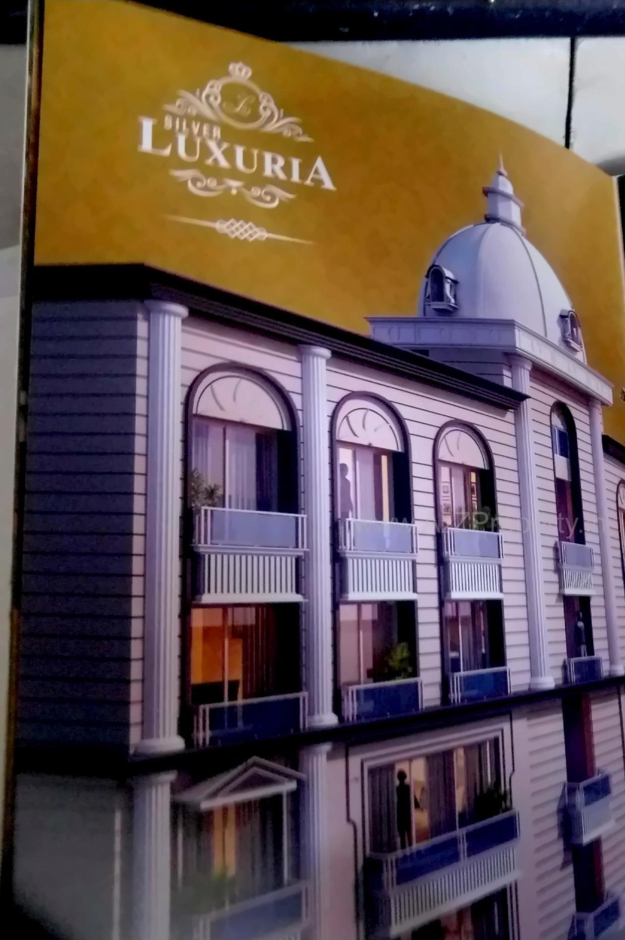 3D Elevation of real estate project Silver Luxuria located at Utran, Surat, Gujarat