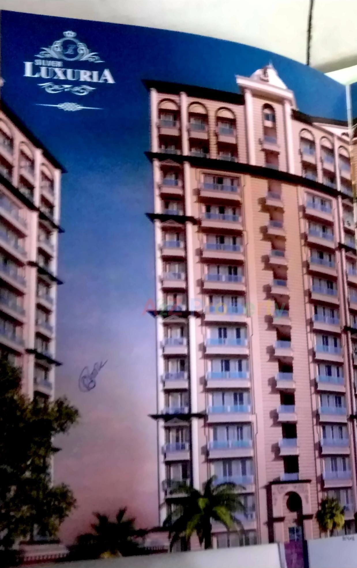 3D Elevation of real estate project Silver Luxuria located at Utran, Surat, Gujarat