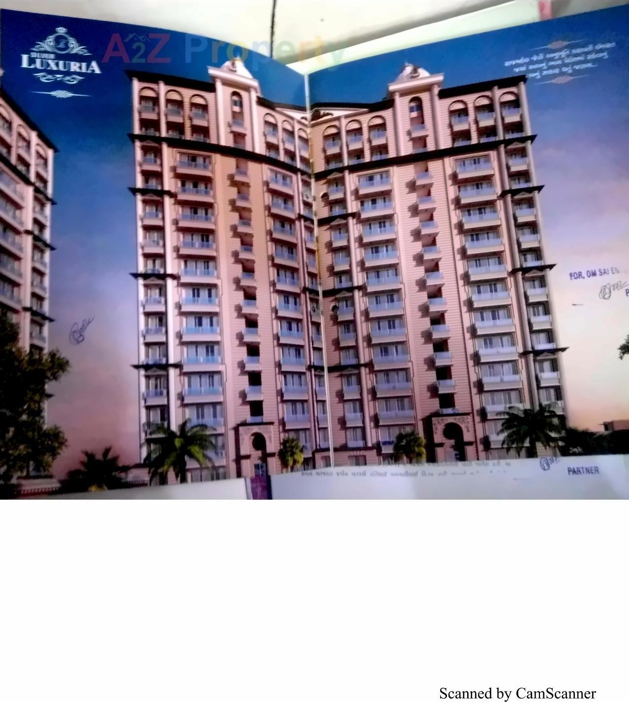 3D Elevation of real estate project Silver Luxuria located at Utran, Surat, Gujarat
