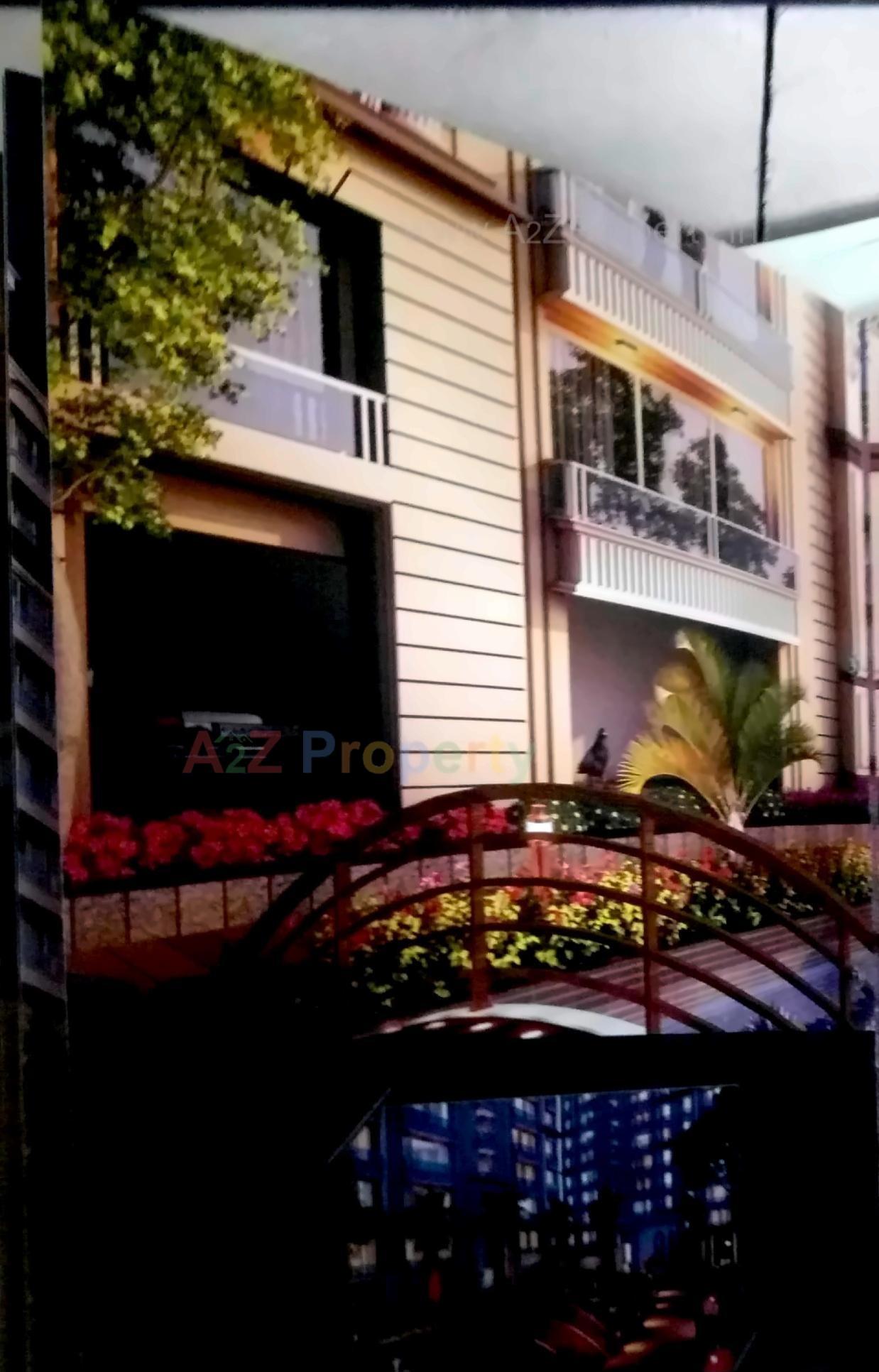 3D Elevation of real estate project Silver Luxuria located at Utran, Surat, Gujarat