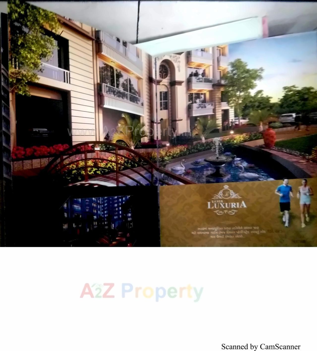 3D Elevation of real estate project Silver Luxuria located at Utran, Surat, Gujarat