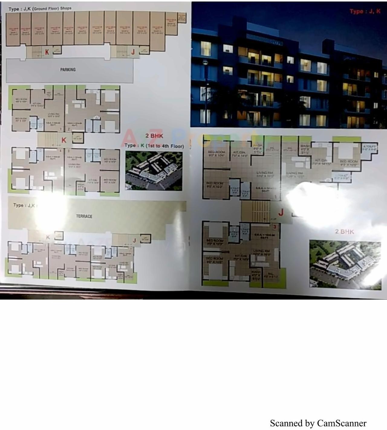 Layout of real estate project Silver Nest located at Puna, Surat, Gujarat