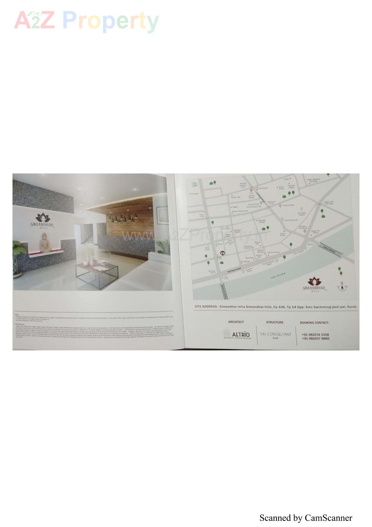  of real estate project Simandhar Hills located at Pal, Surat, Gujarat