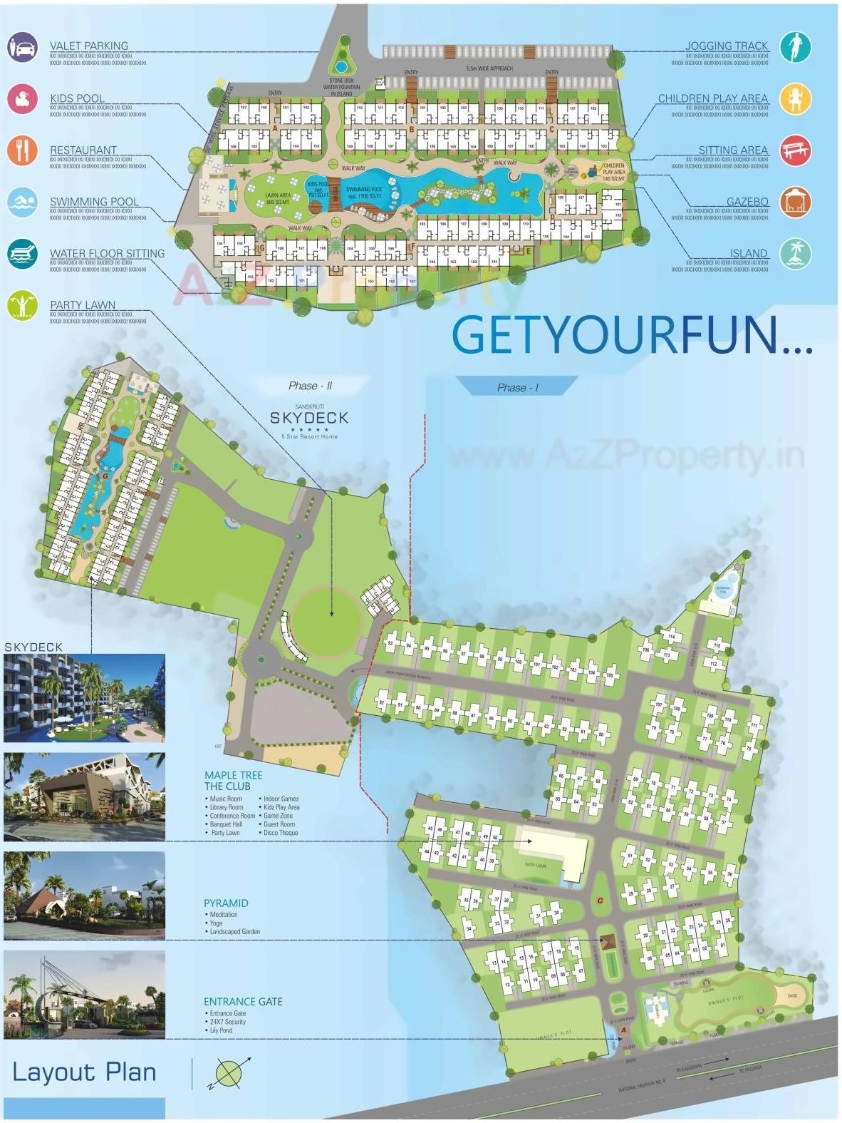  of real estate project Sky Deck located at Baleshwar, Surat, Gujarat