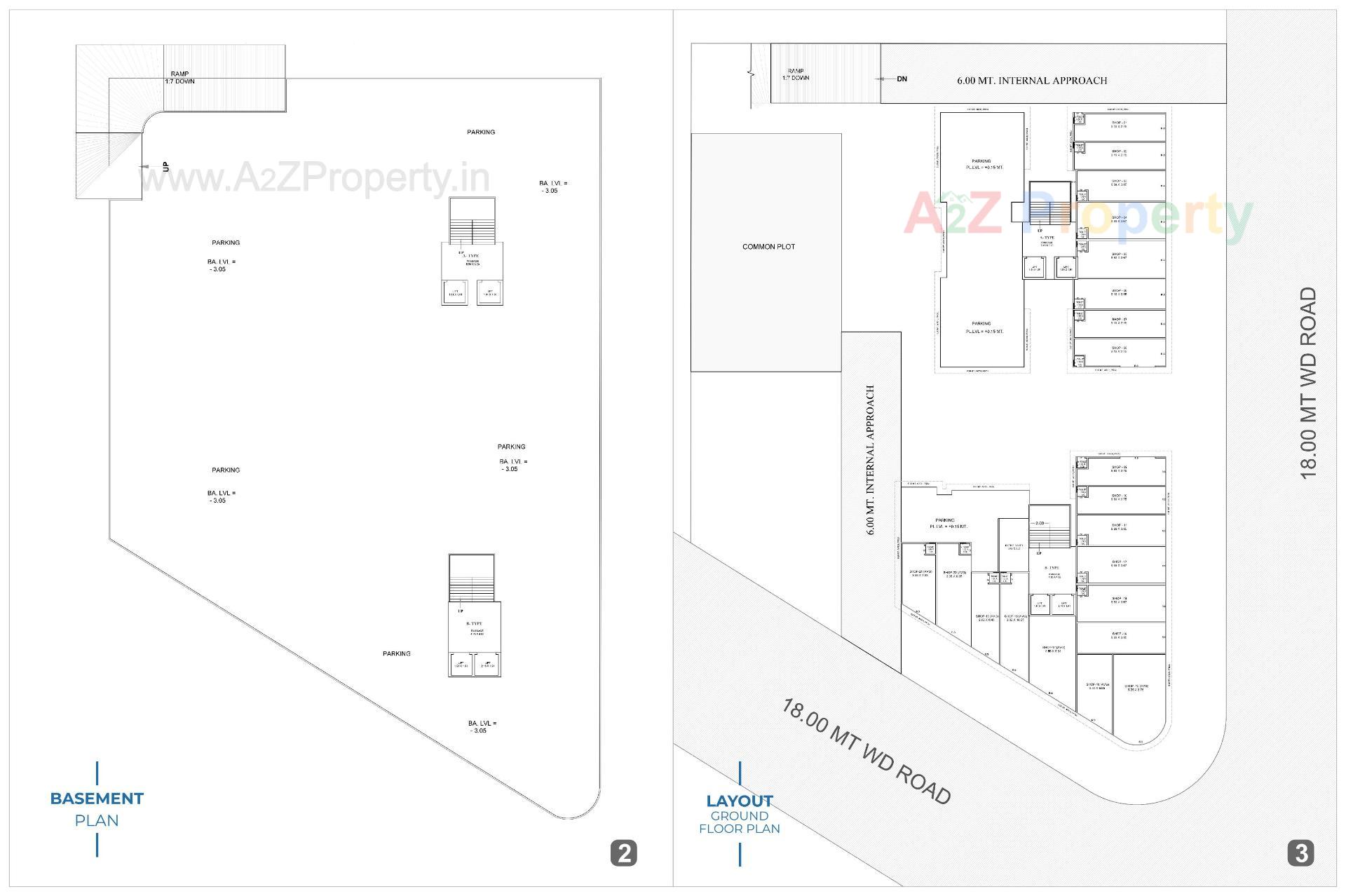 Layout of real estate project Sky Elanza located at Parvat, Surat, Gujarat