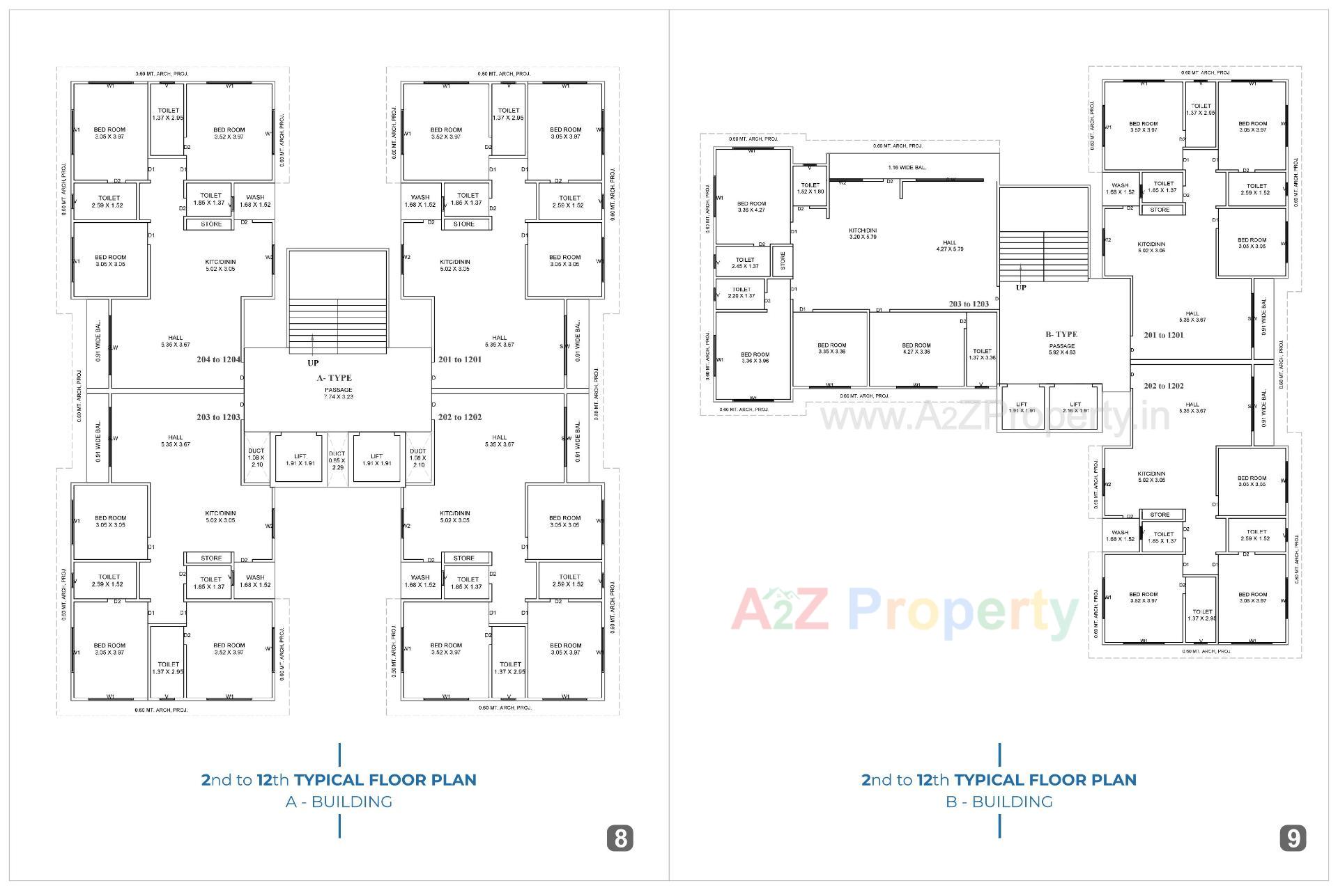 Layout of real estate project Sky Elanza located at Parvat, Surat, Gujarat