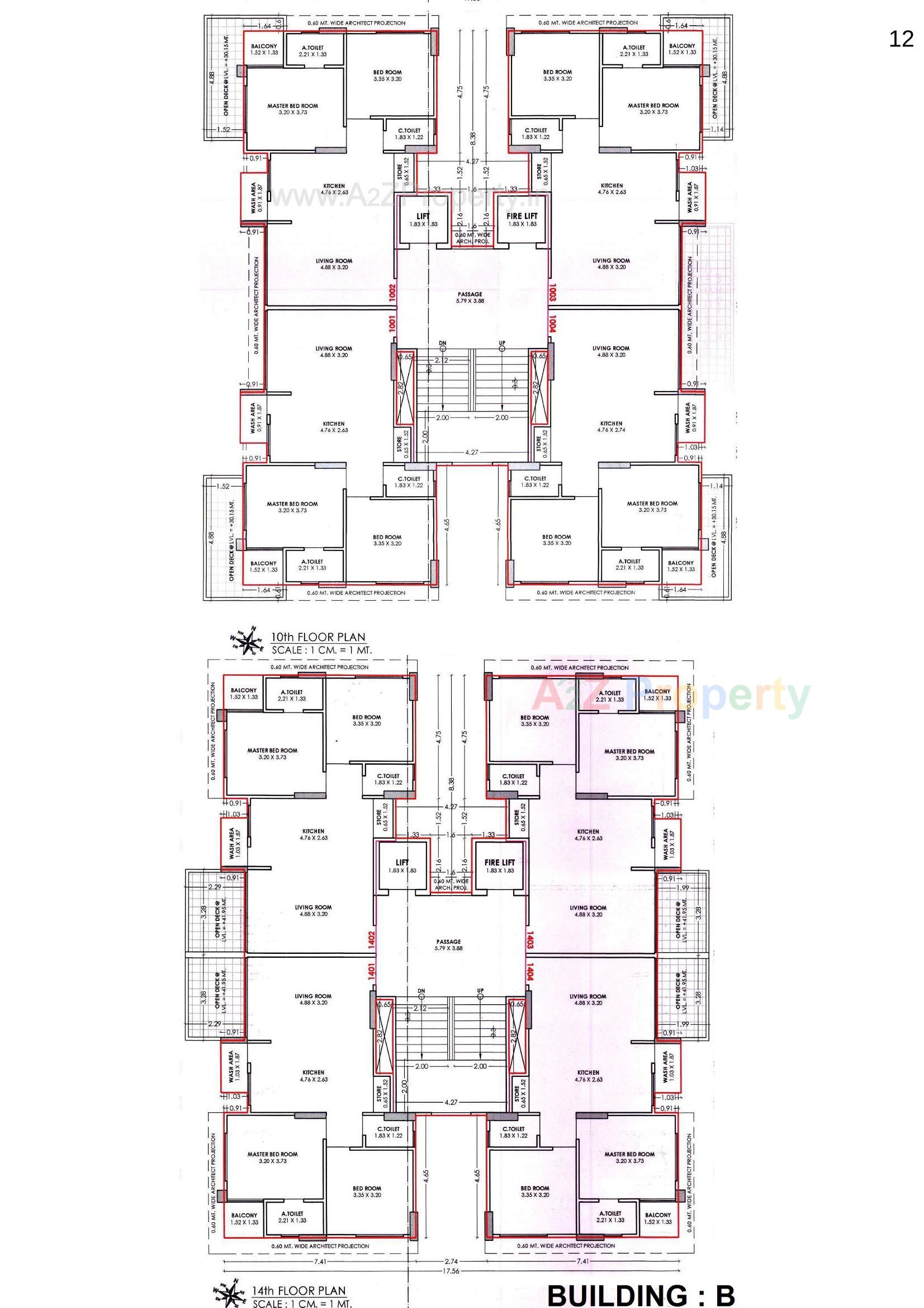 Layout of real estate project Sky Homes located at Ved, Surat, Gujarat