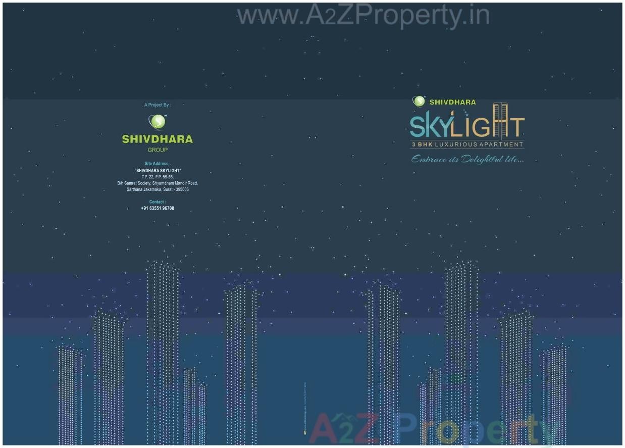  of real estate project Sky Light located at Sarthana, Surat, Gujarat