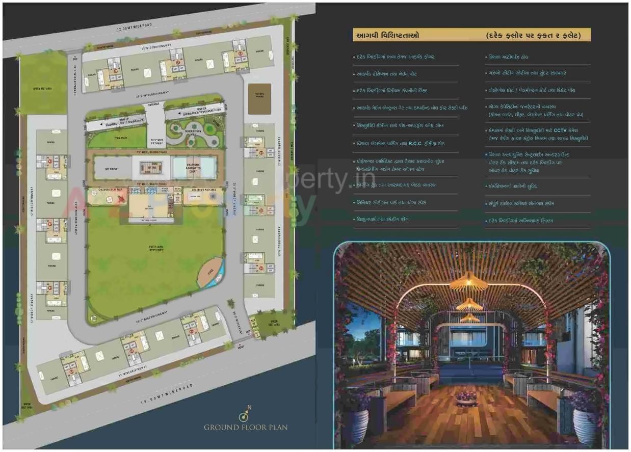  of real estate project Sky Light located at Sarthana, Surat, Gujarat
