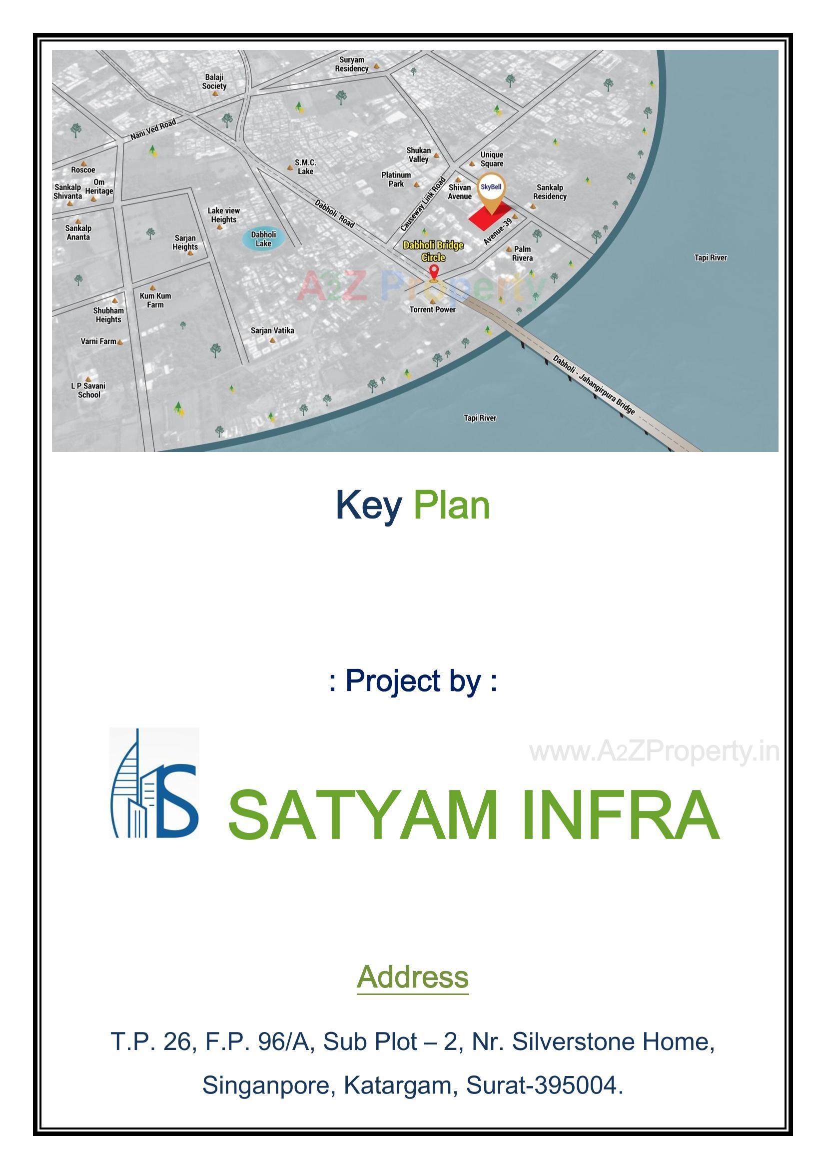  of real estate project Skybell located at Singanpor, Surat, Gujarat