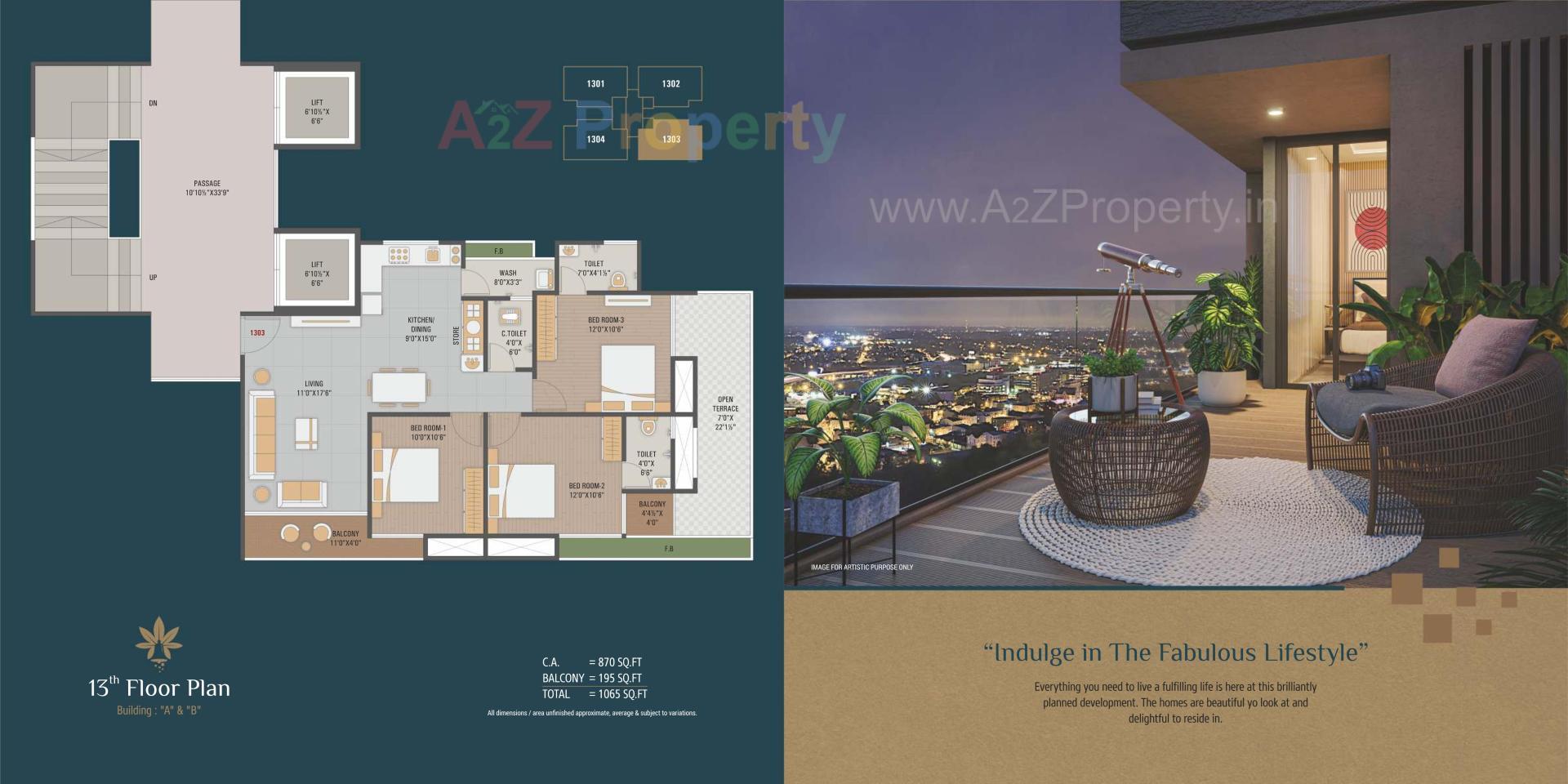 Layout of real estate project Skybell located at Surat, Surat, Gujarat